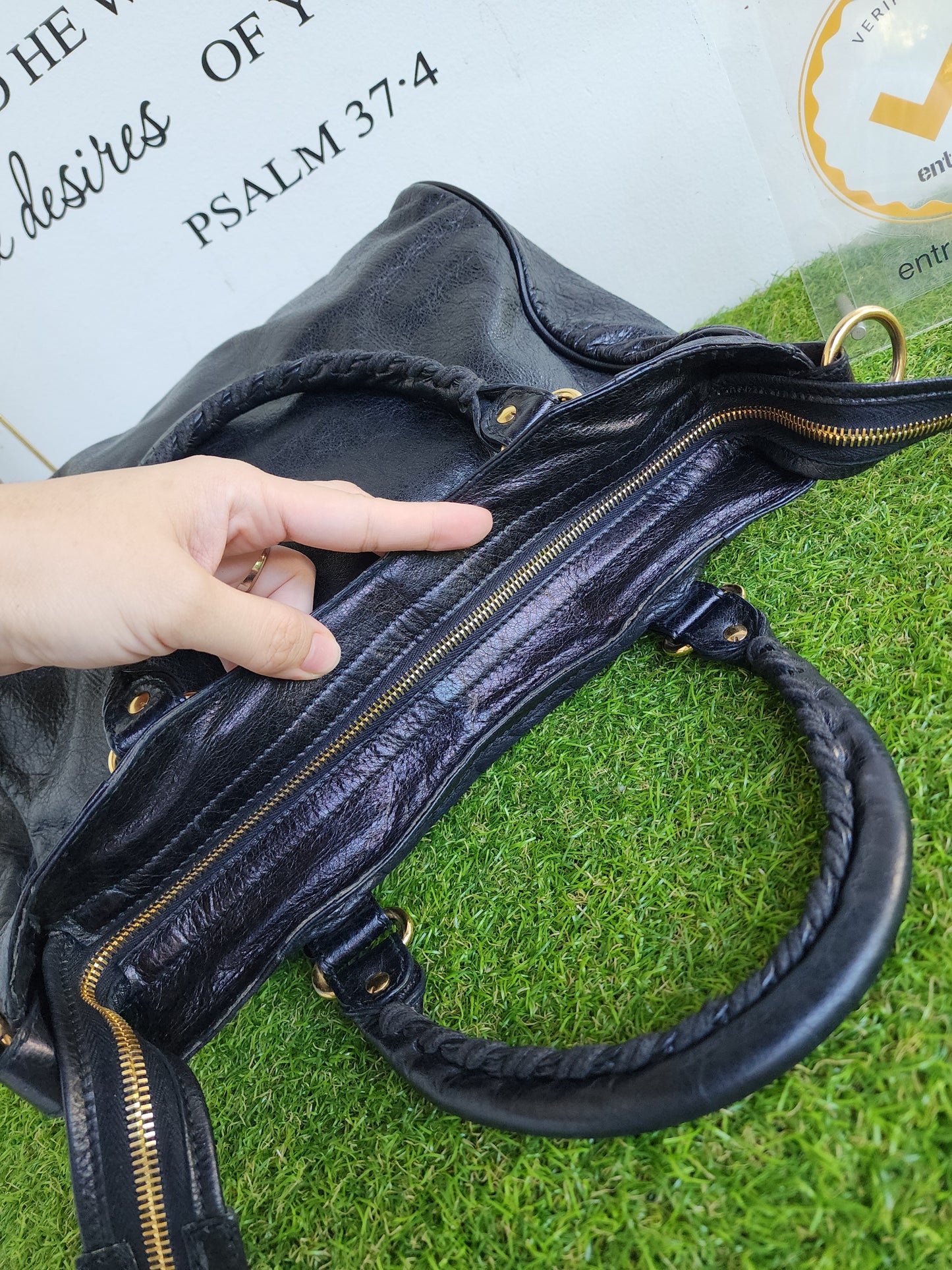 BALENCIAGA VELO BLACK GHW