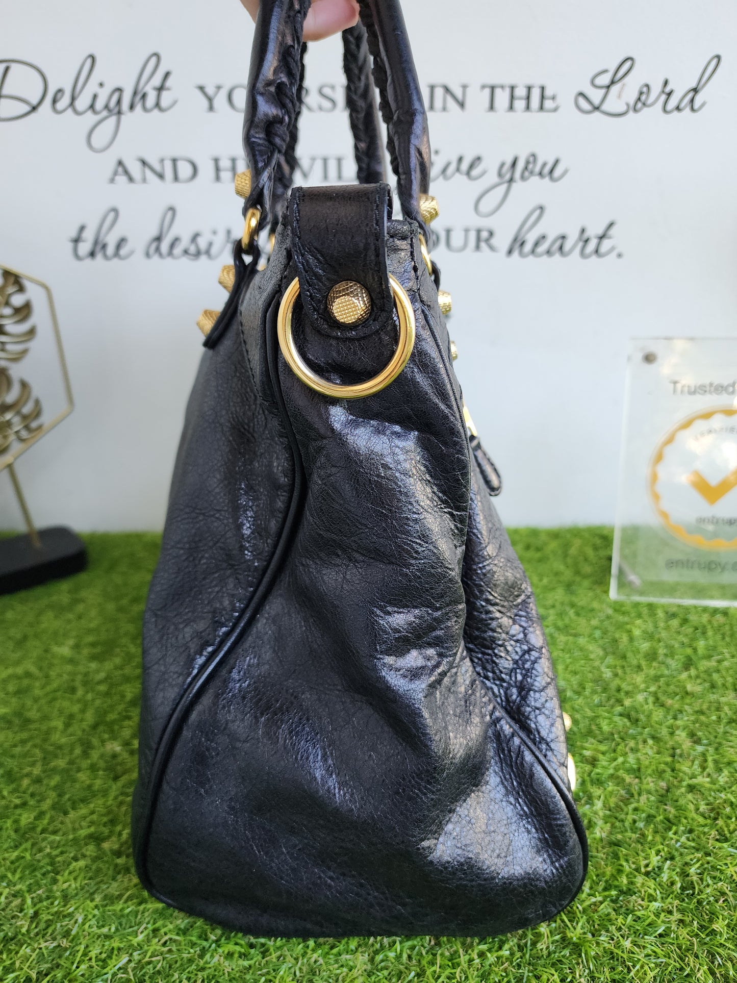 BALENCIAGA VELO BLACK GHW