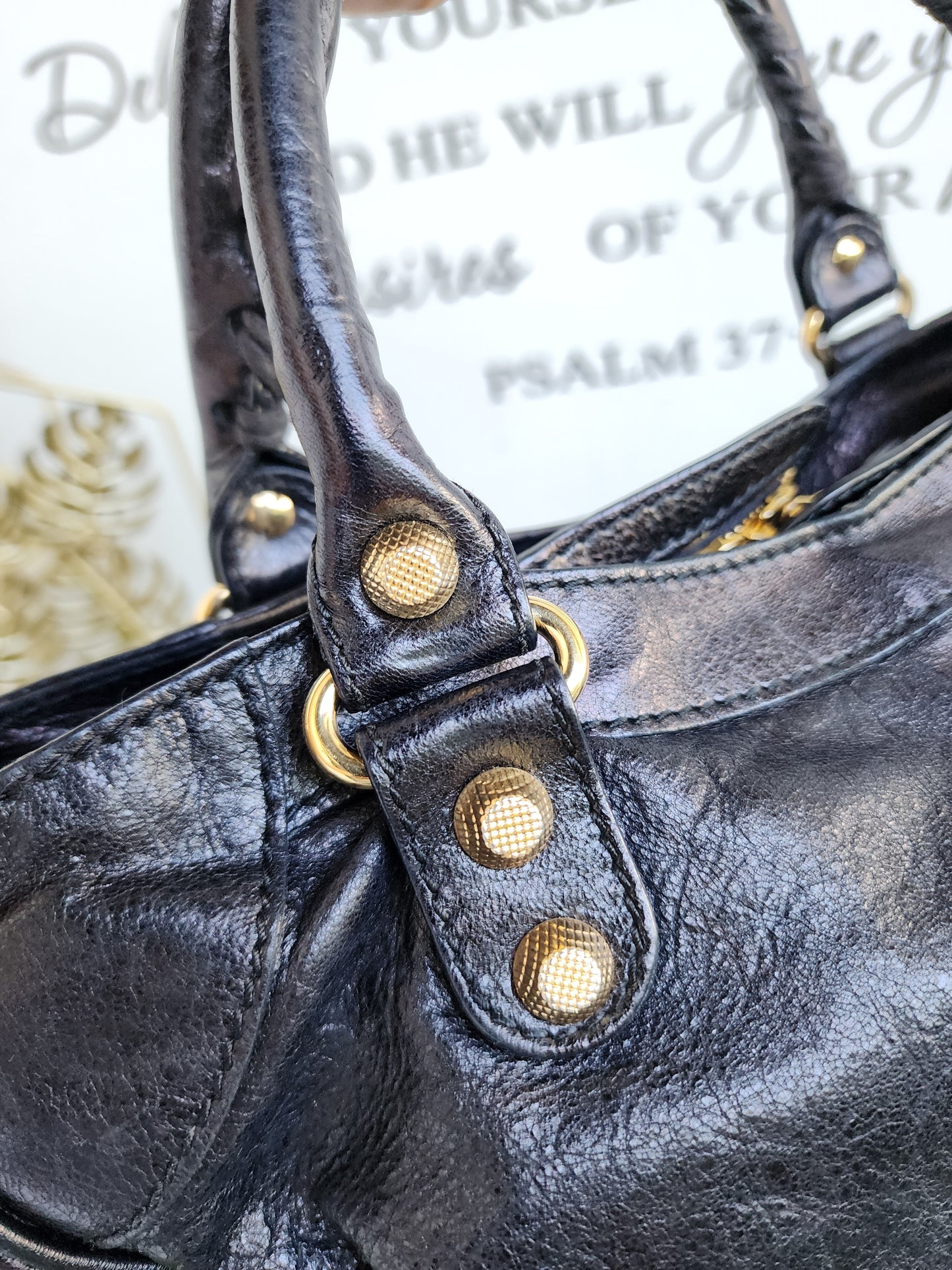 BALENCIAGA VELO BLACK GHW