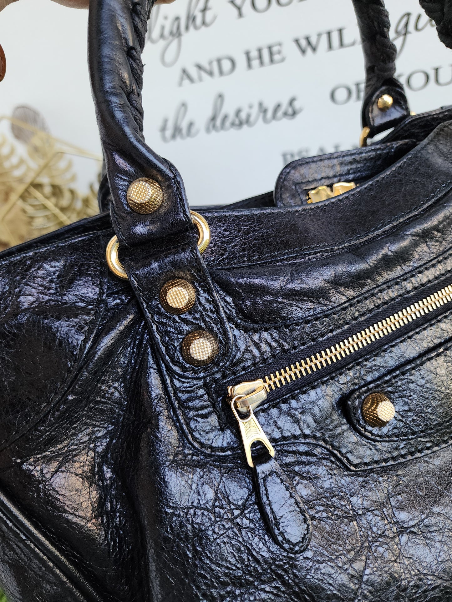 BALENCIAGA VELO BLACK GHW