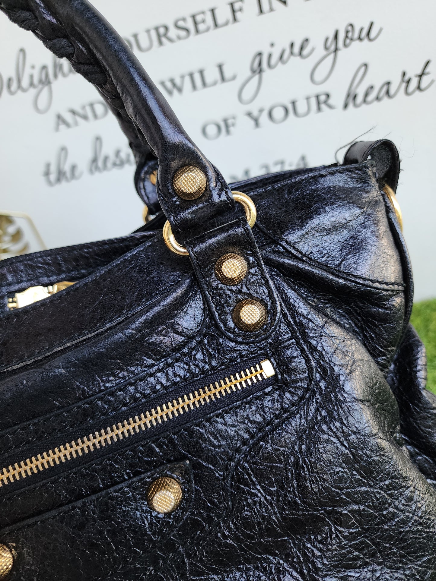 BALENCIAGA VELO BLACK GHW