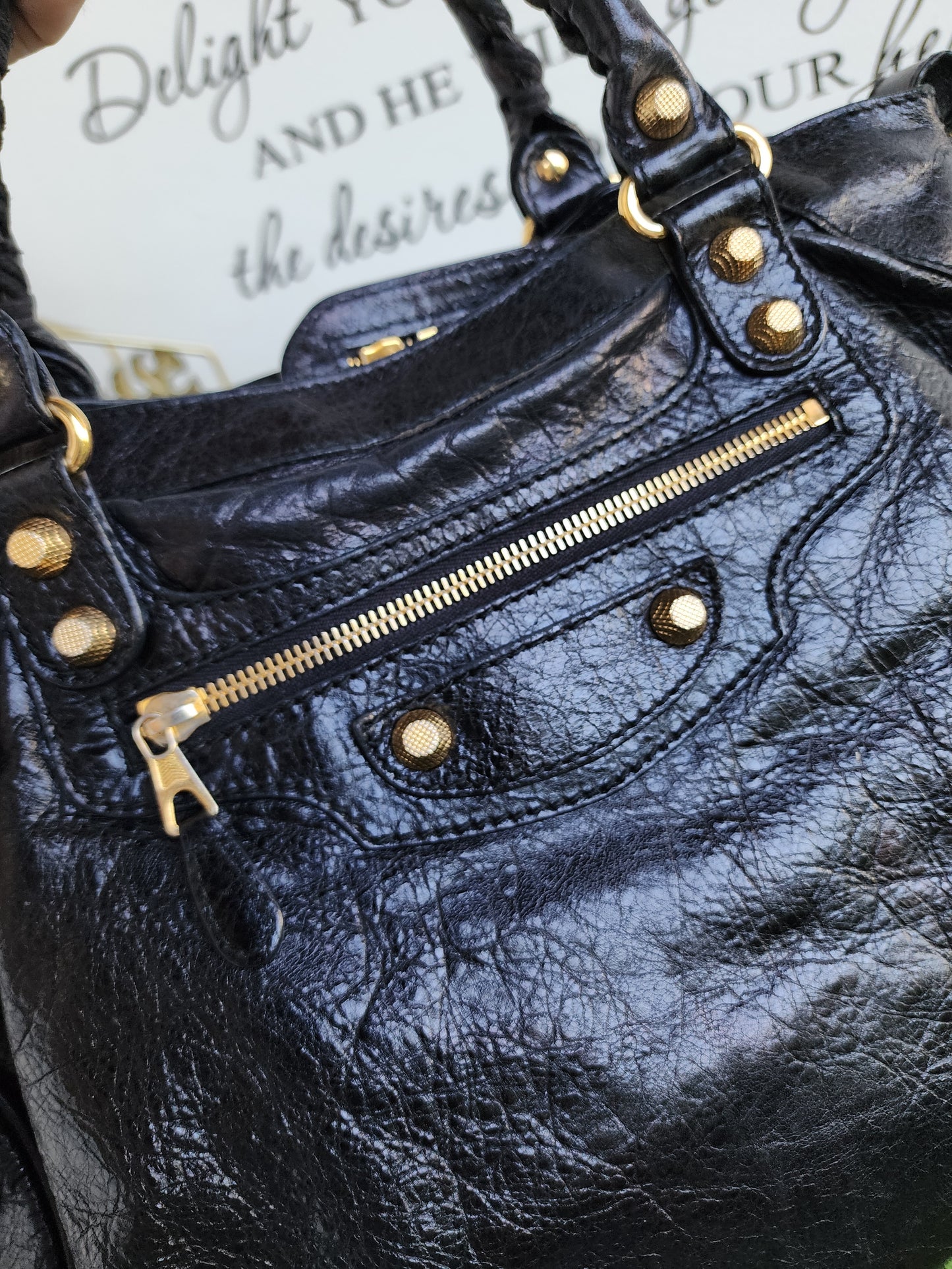 BALENCIAGA VELO BLACK GHW