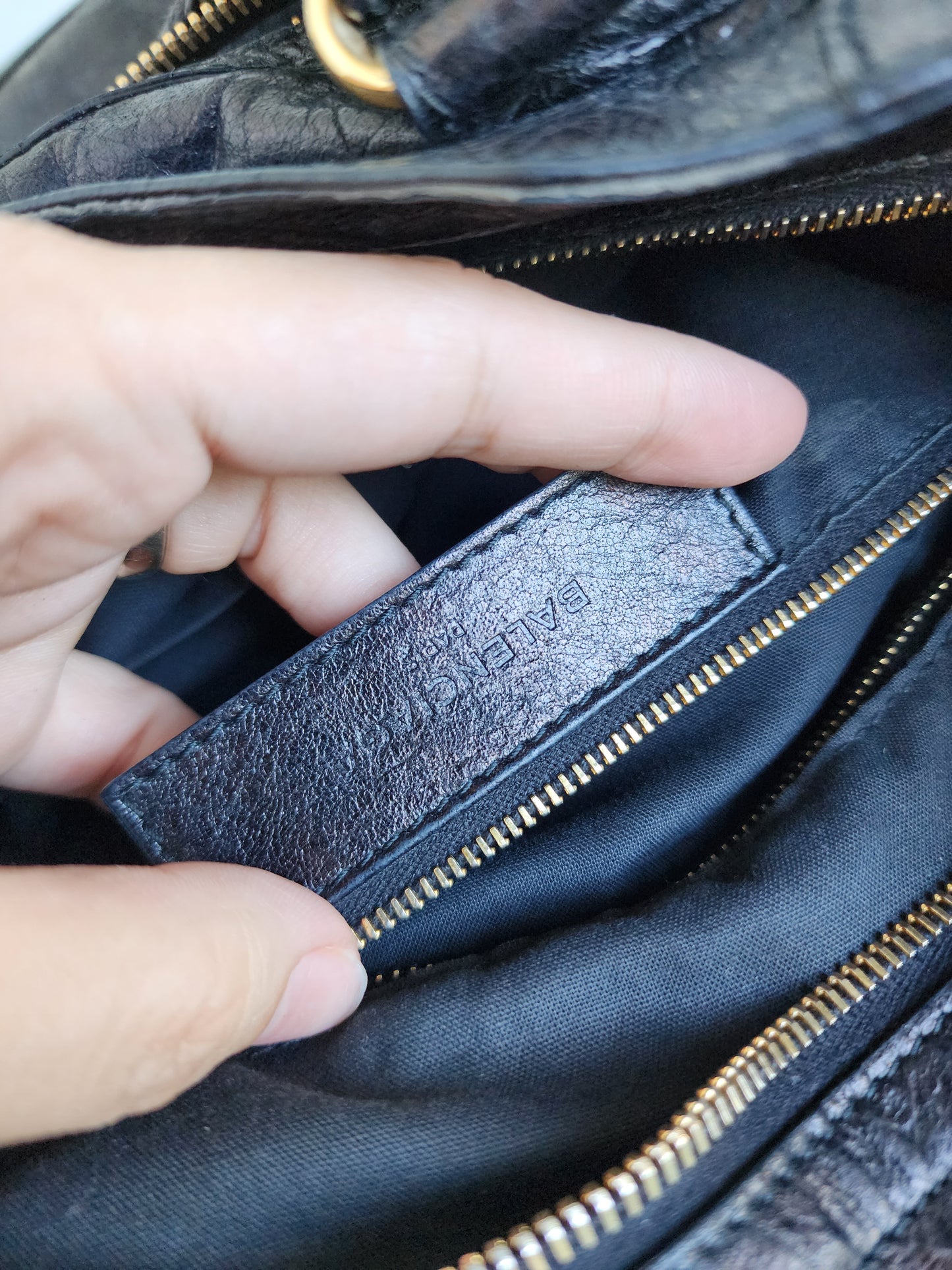 BALENCIAGA VELO BLACK GHW