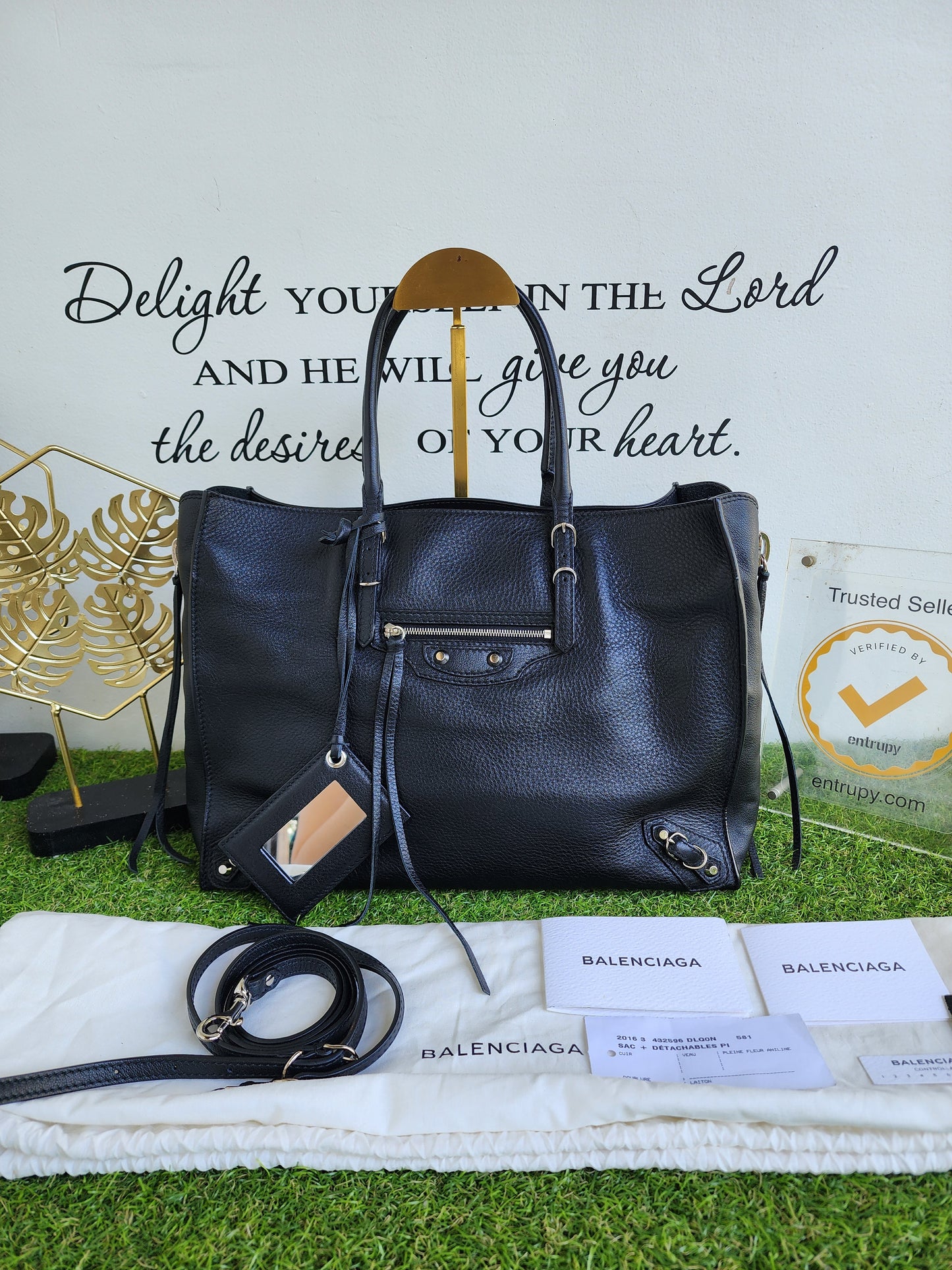 BALENCIAGA PAPIER BLACK SHW