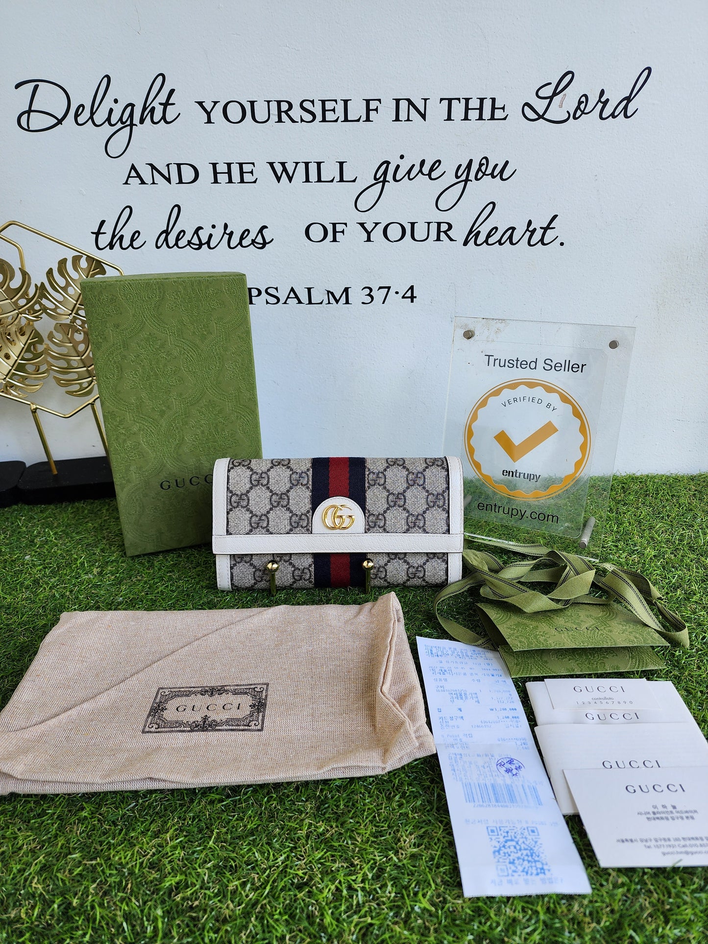 GUCCI OPHIDIA LONG WALLET