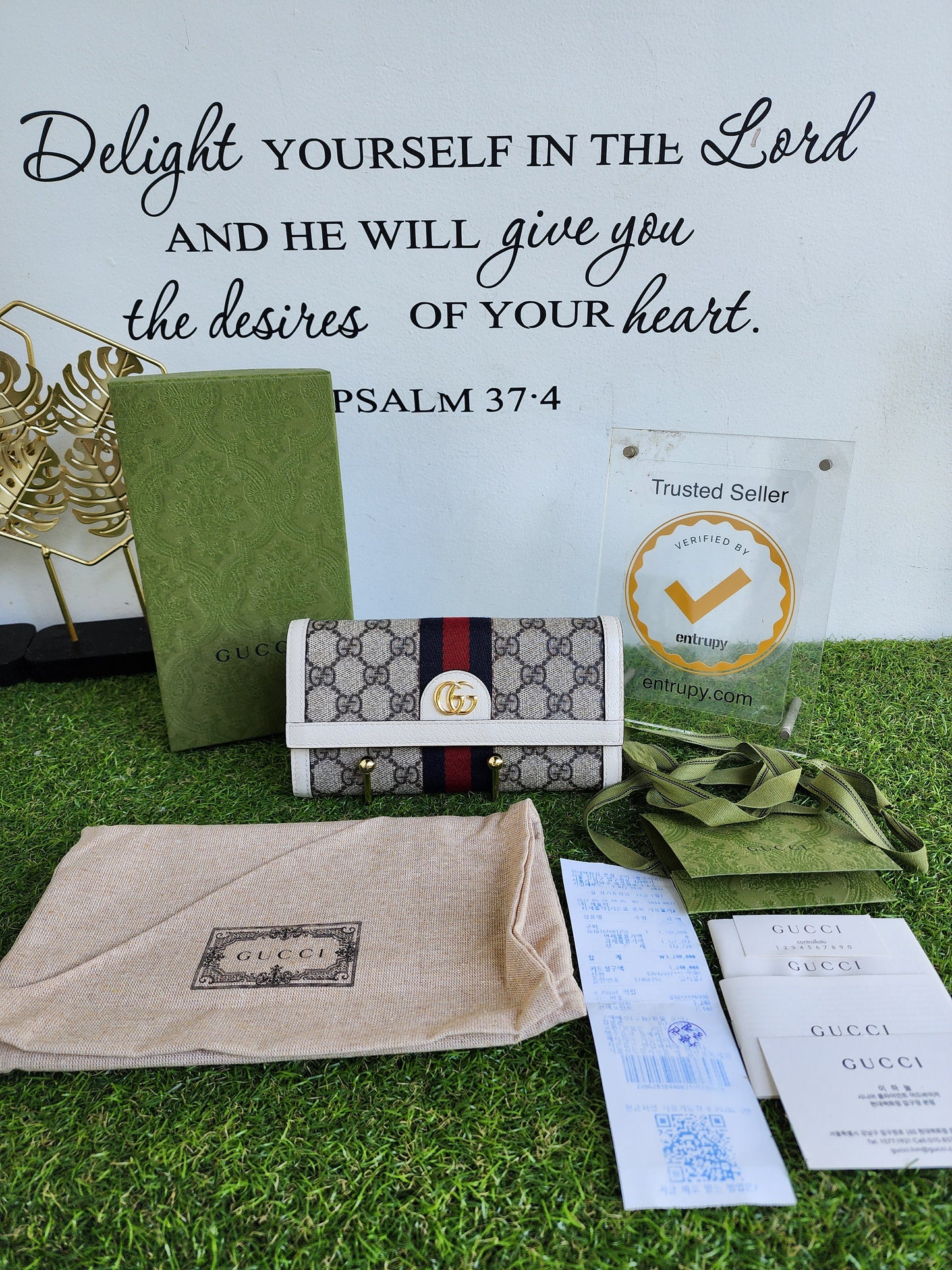 GUCCI OPHIDIA LONG WALLET
