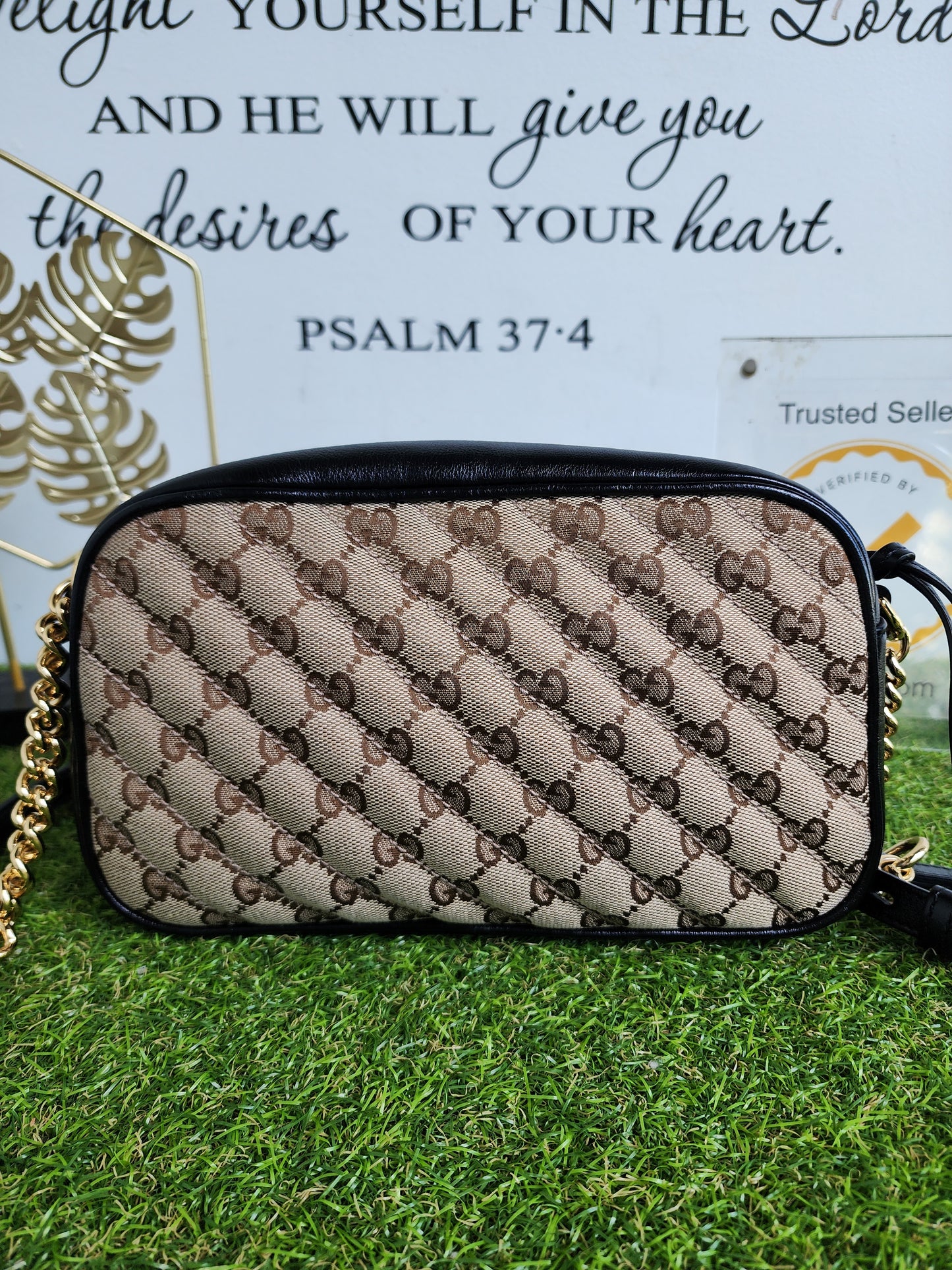 GUCCI MARMONT CAMERA BAG CANVAS