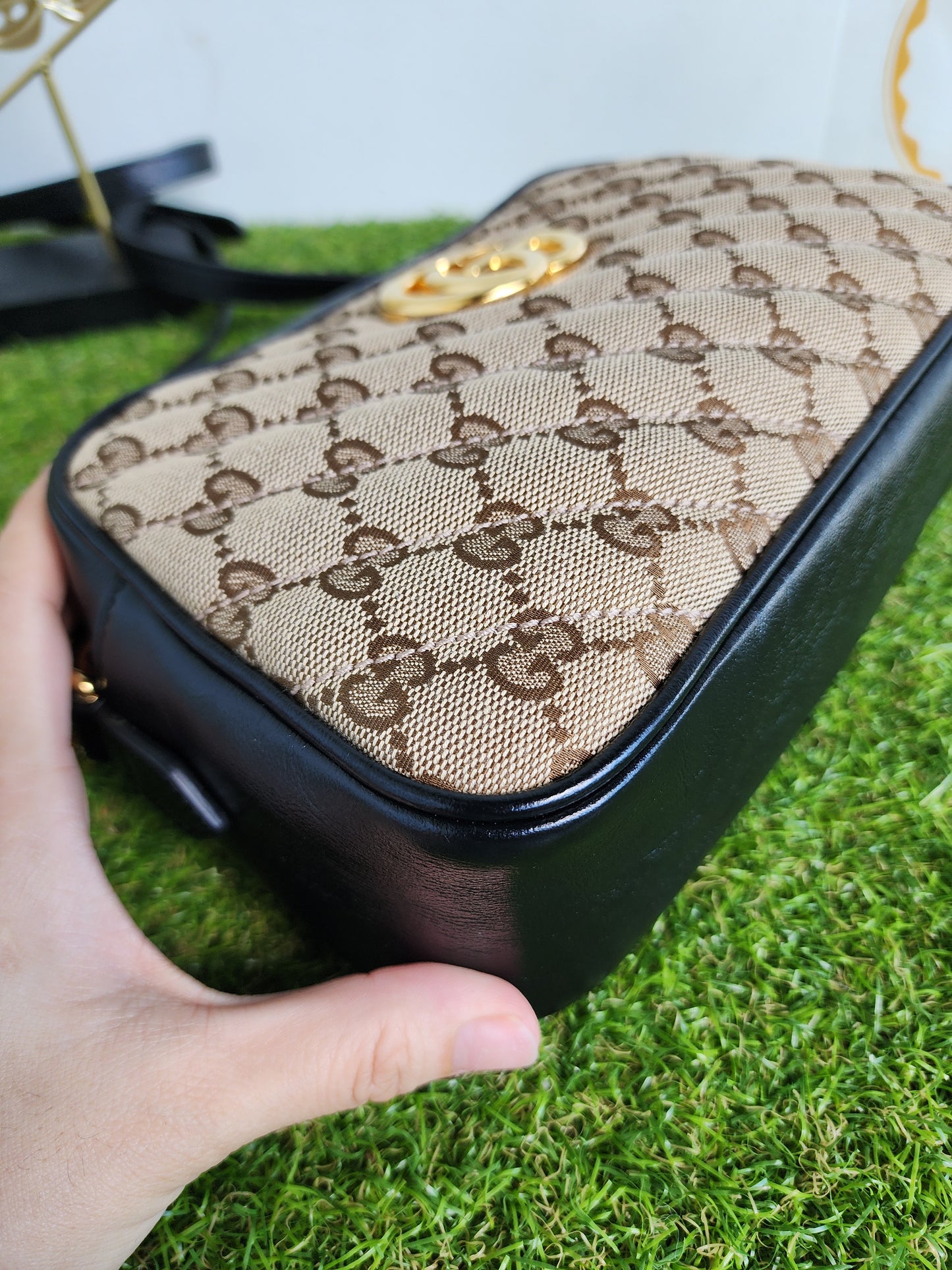 GUCCI MARMONT CAMERA BAG CANVAS