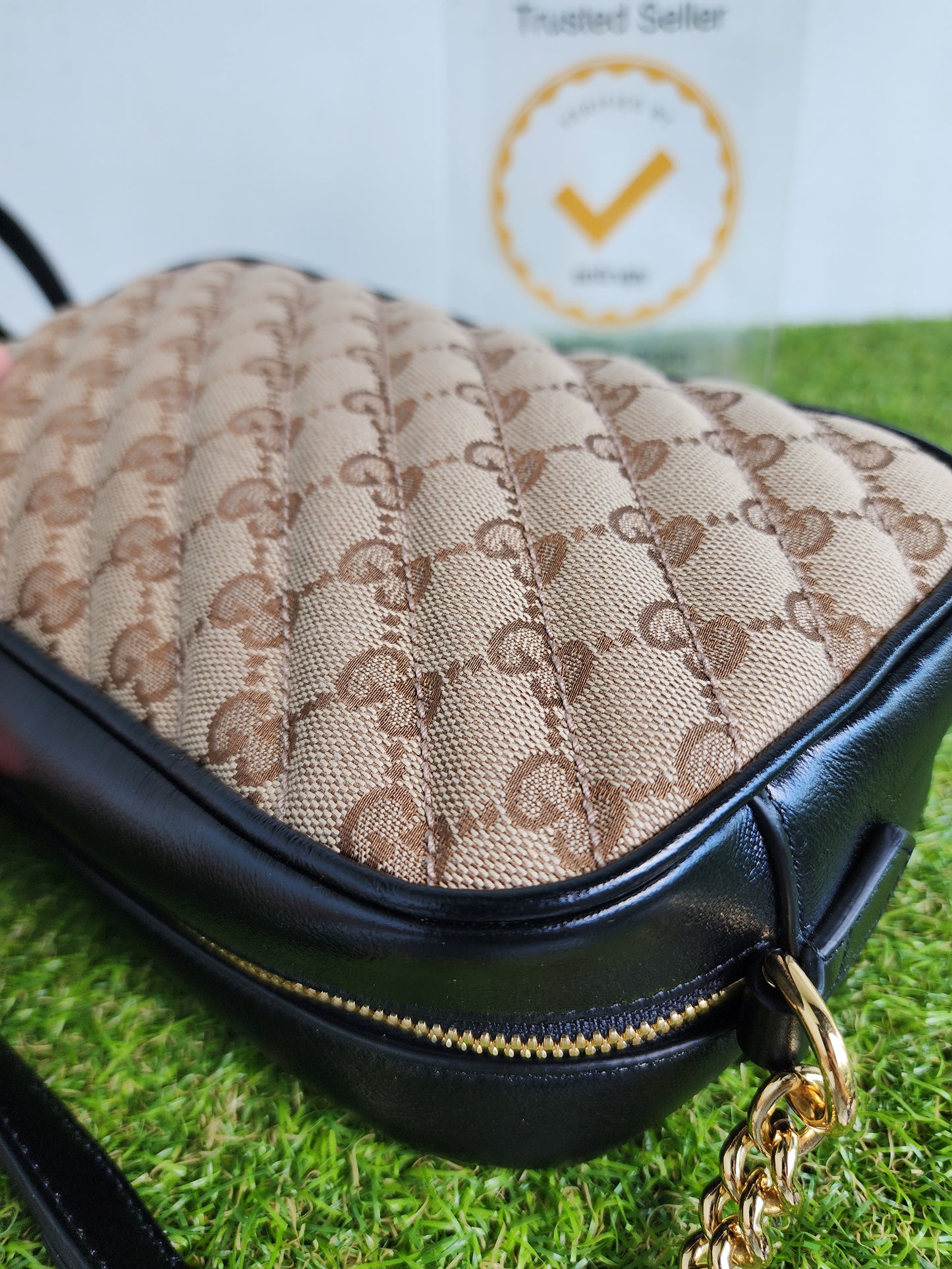 GUCCI MARMONT CAMERA BAG CANVAS