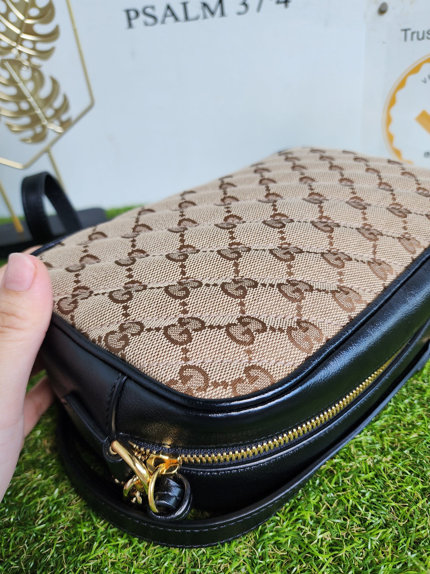 GUCCI MARMONT CAMERA BAG CANVAS
