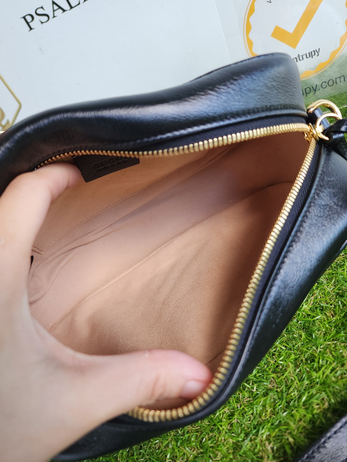 GUCCI MARMONT CAMERA BAG CANVAS