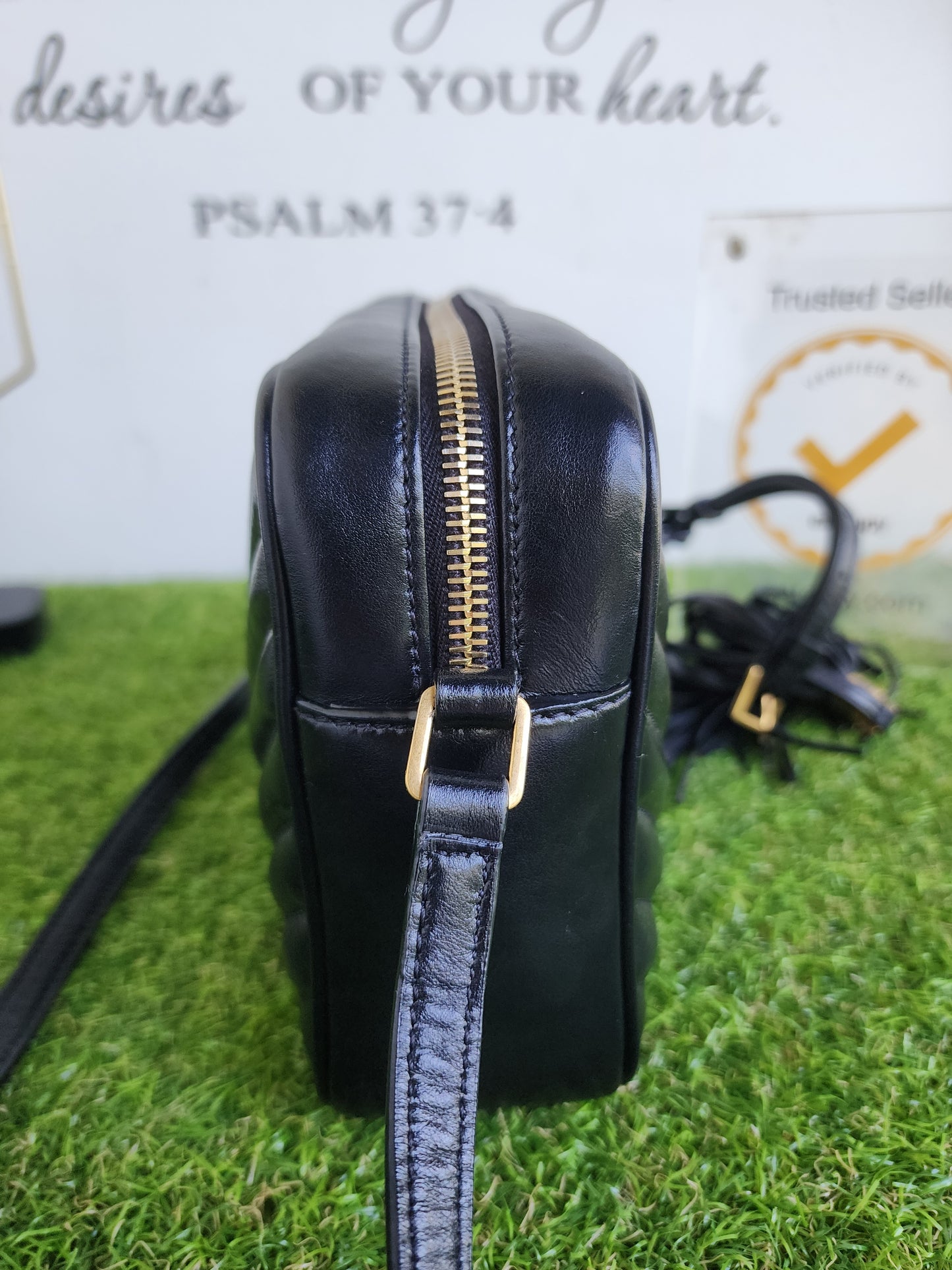 YSL LOU CAMERA BLACK GHW