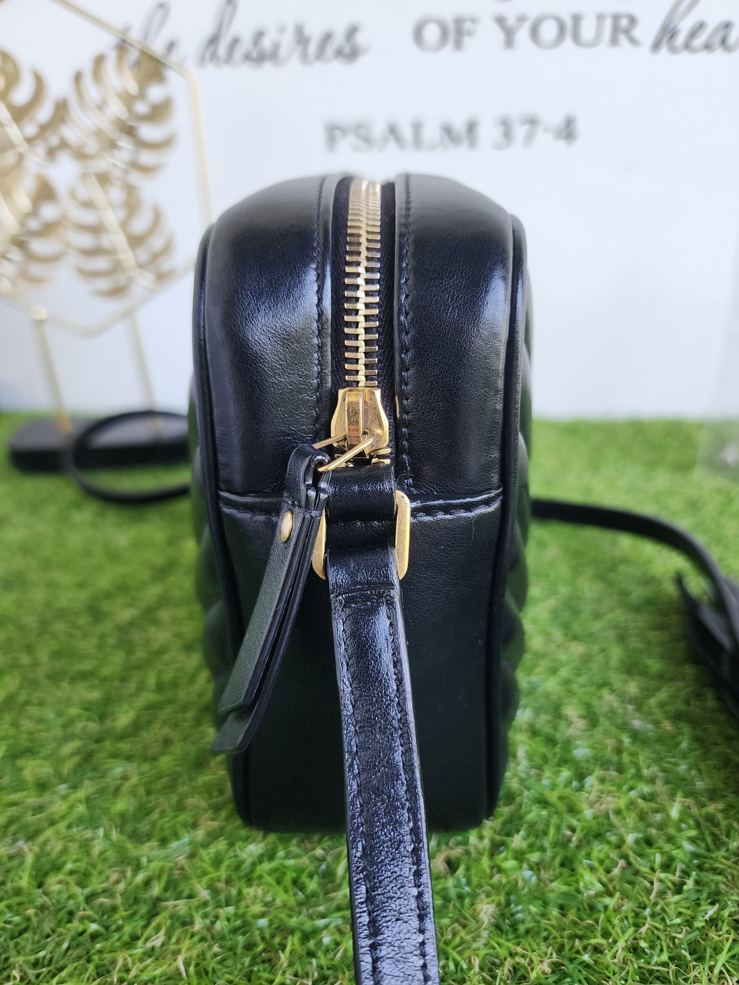 YSL LOU CAMERA BLACK GHW