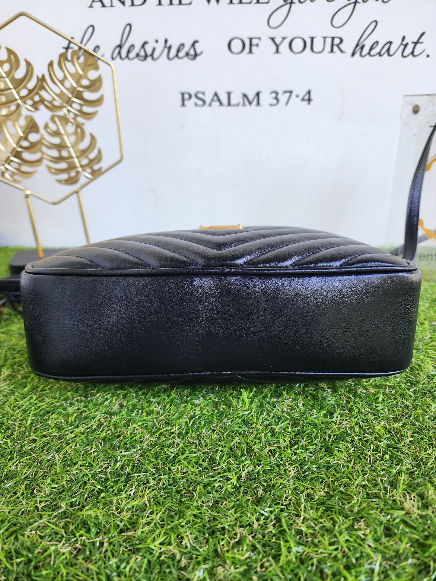 YSL LOU CAMERA BLACK GHW