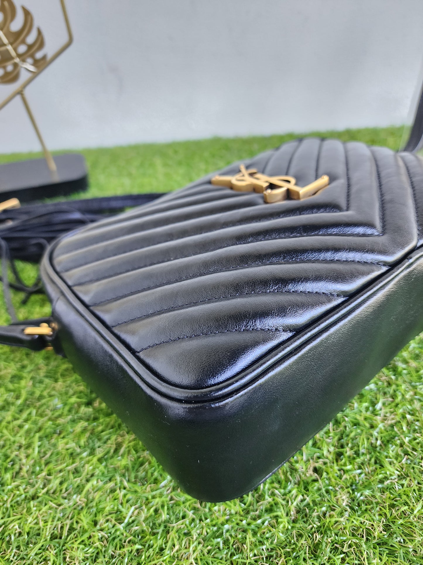 YSL LOU CAMERA BLACK GHW