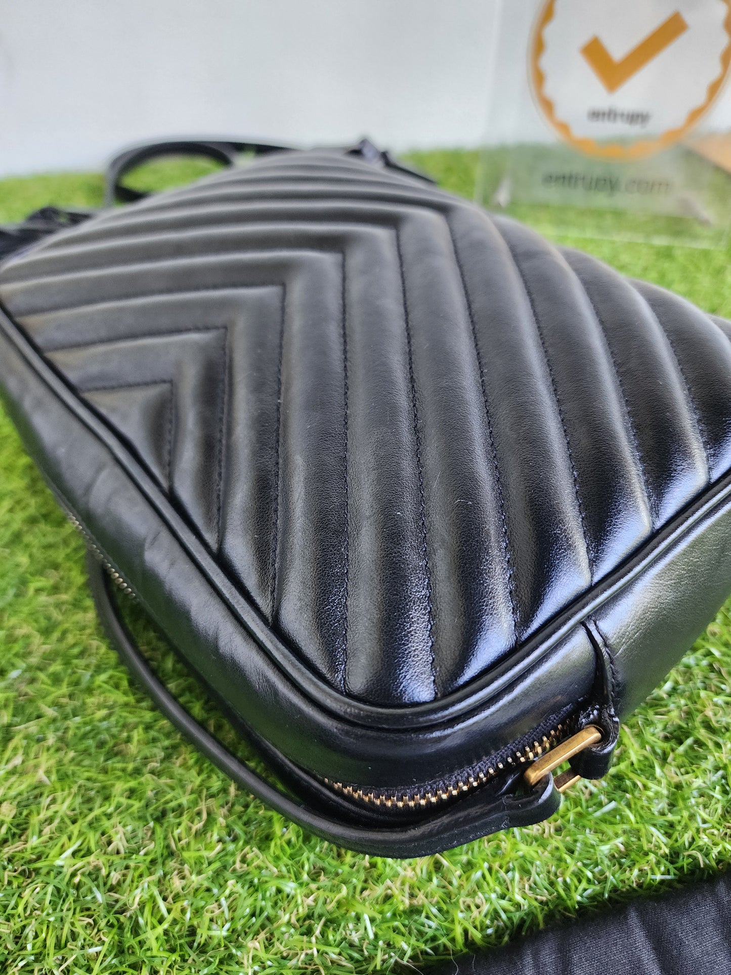 YSL LOU CAMERA BLACK GHW