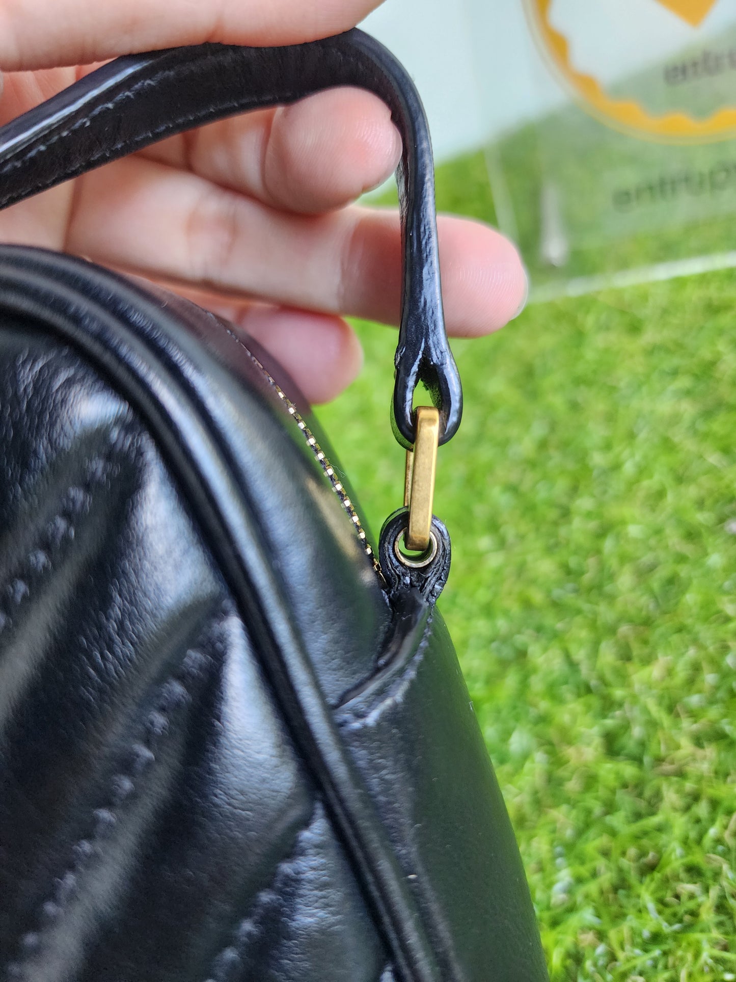 YSL LOU CAMERA BLACK GHW