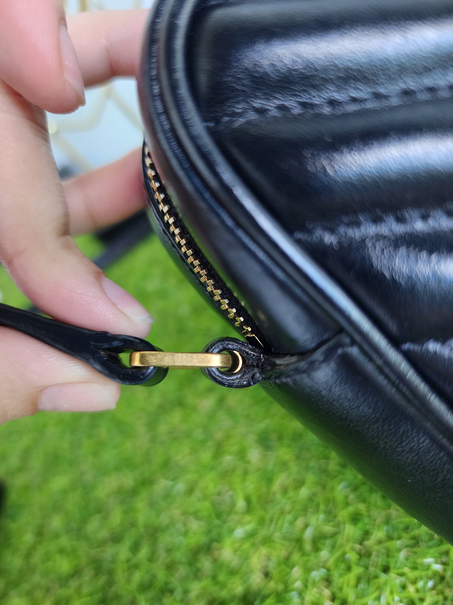 YSL LOU CAMERA BLACK GHW