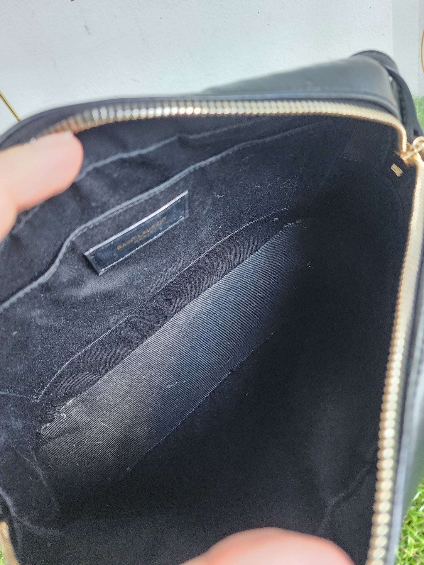 YSL LOU CAMERA BLACK GHW