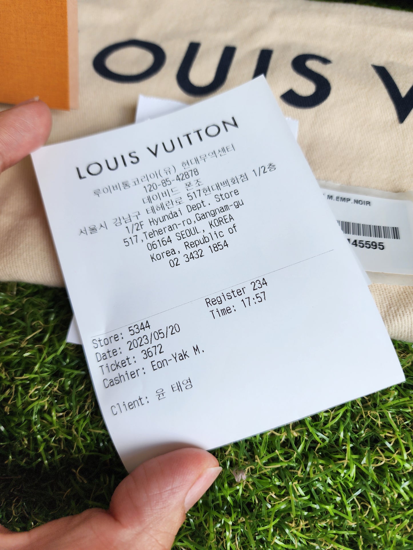 LOUIS VUITTON OTG MM EMPREIENTE BLACK