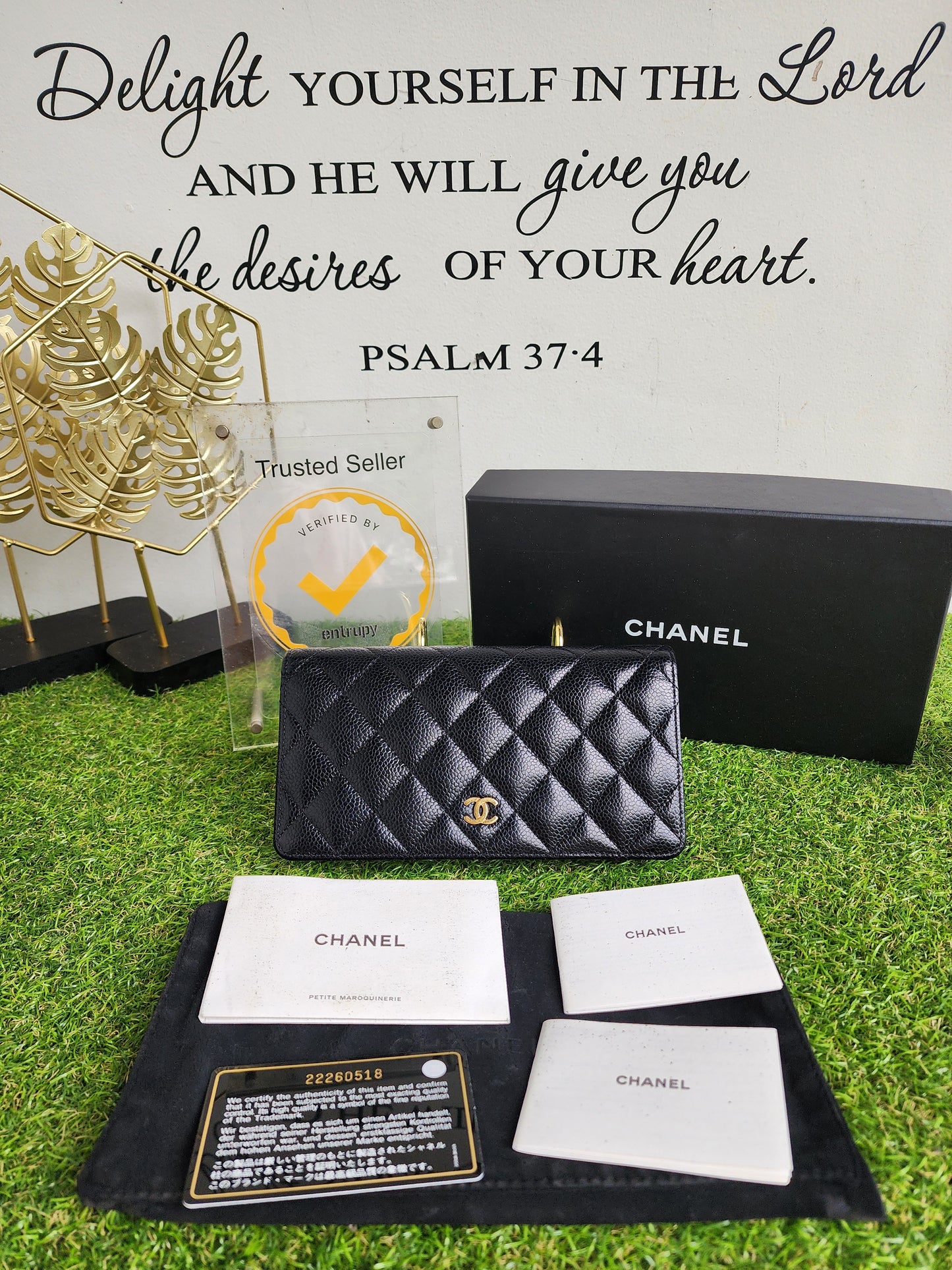 CHANEL FOLD LONG WALLET