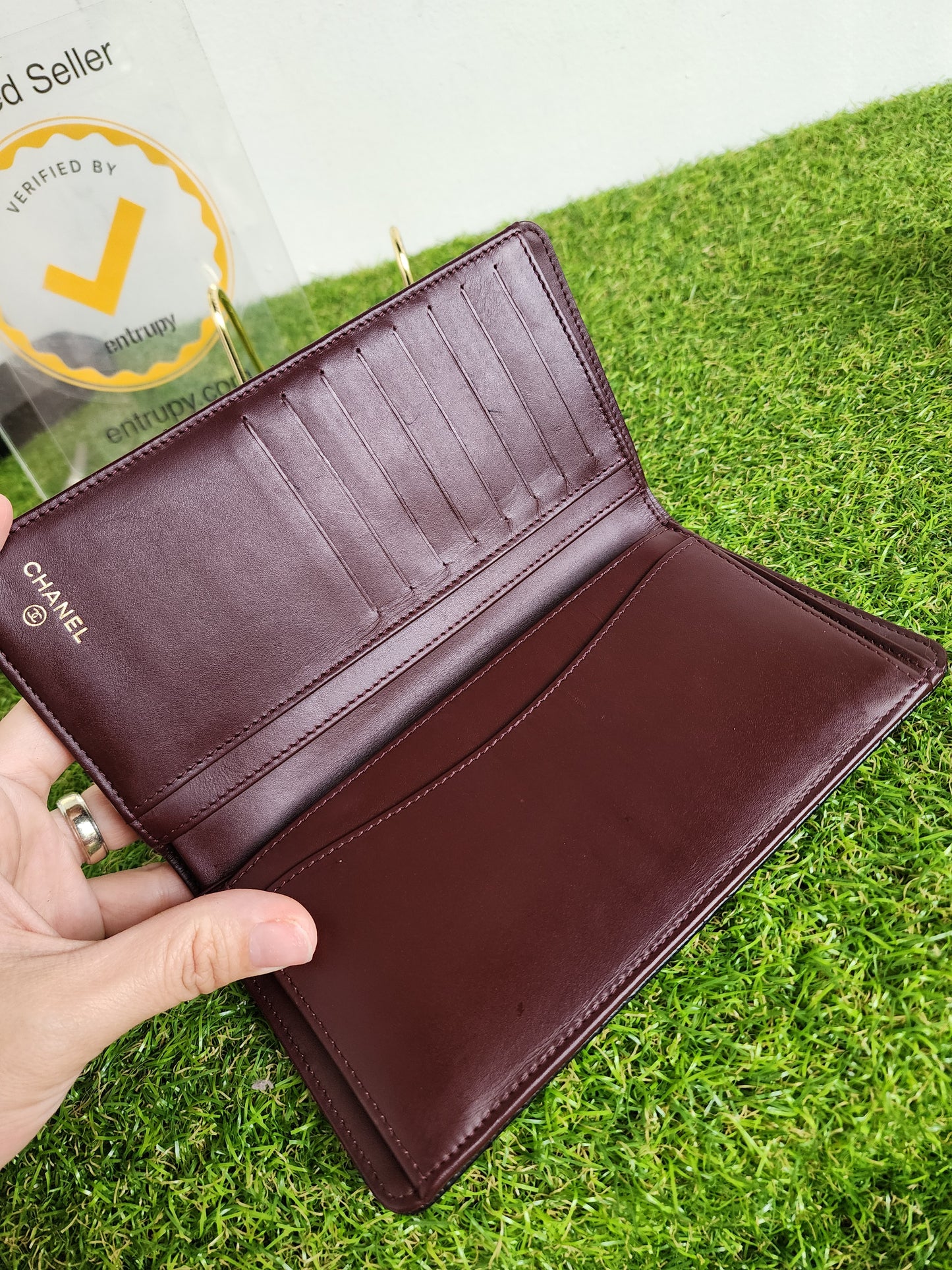 CHANEL FOLD LONG WALLET
