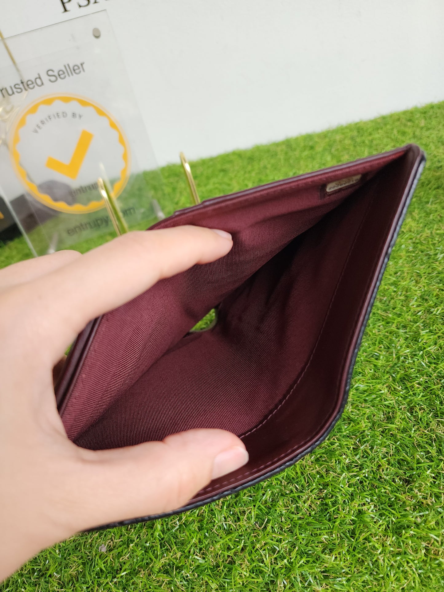 CHANEL FOLD LONG WALLET