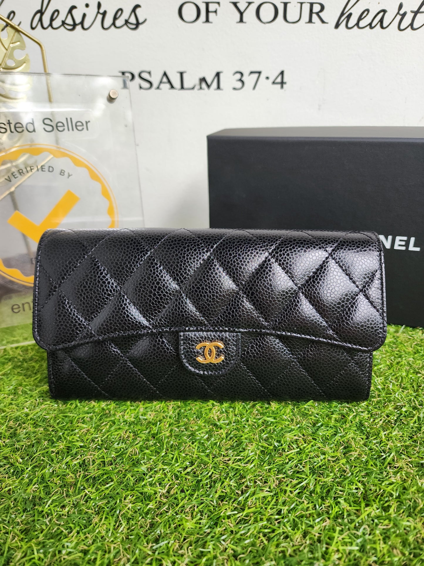 CHANEL CLASSIC FLAP LONG WALLET
