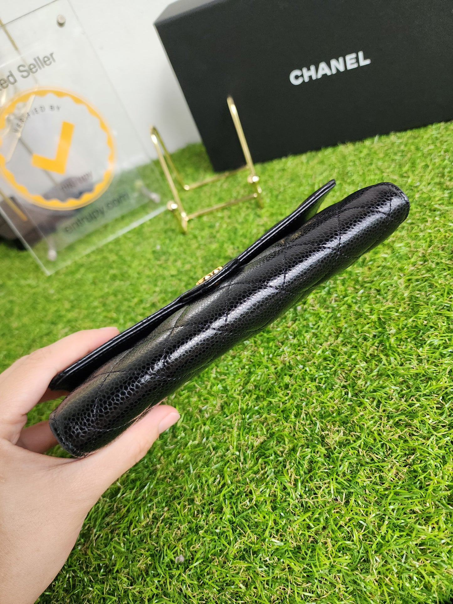 CHANEL CLASSIC FLAP LONG WALLET