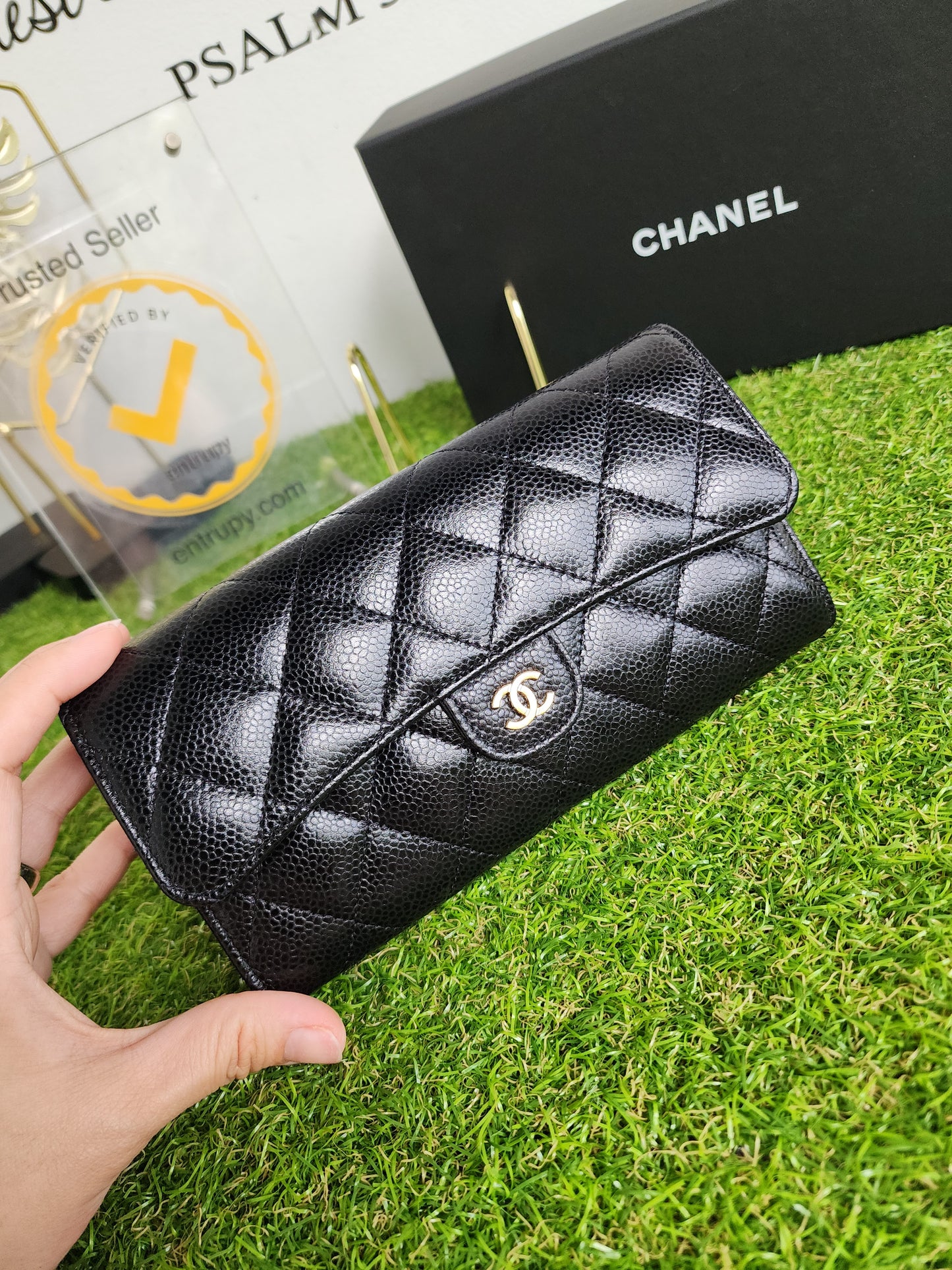 CHANEL CLASSIC FLAP LONG WALLET