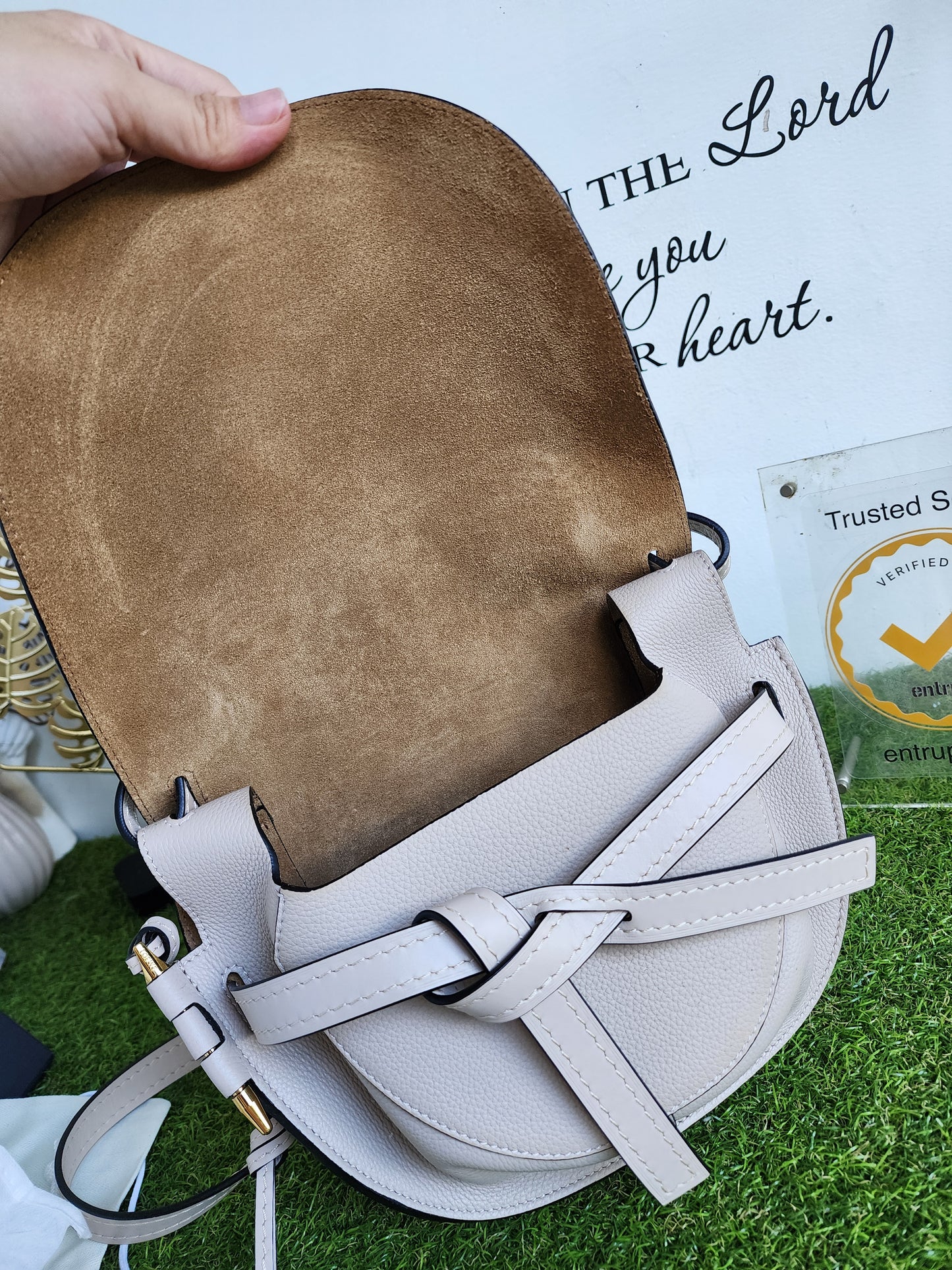LOEWE GATE SMALL LIGHT OAT