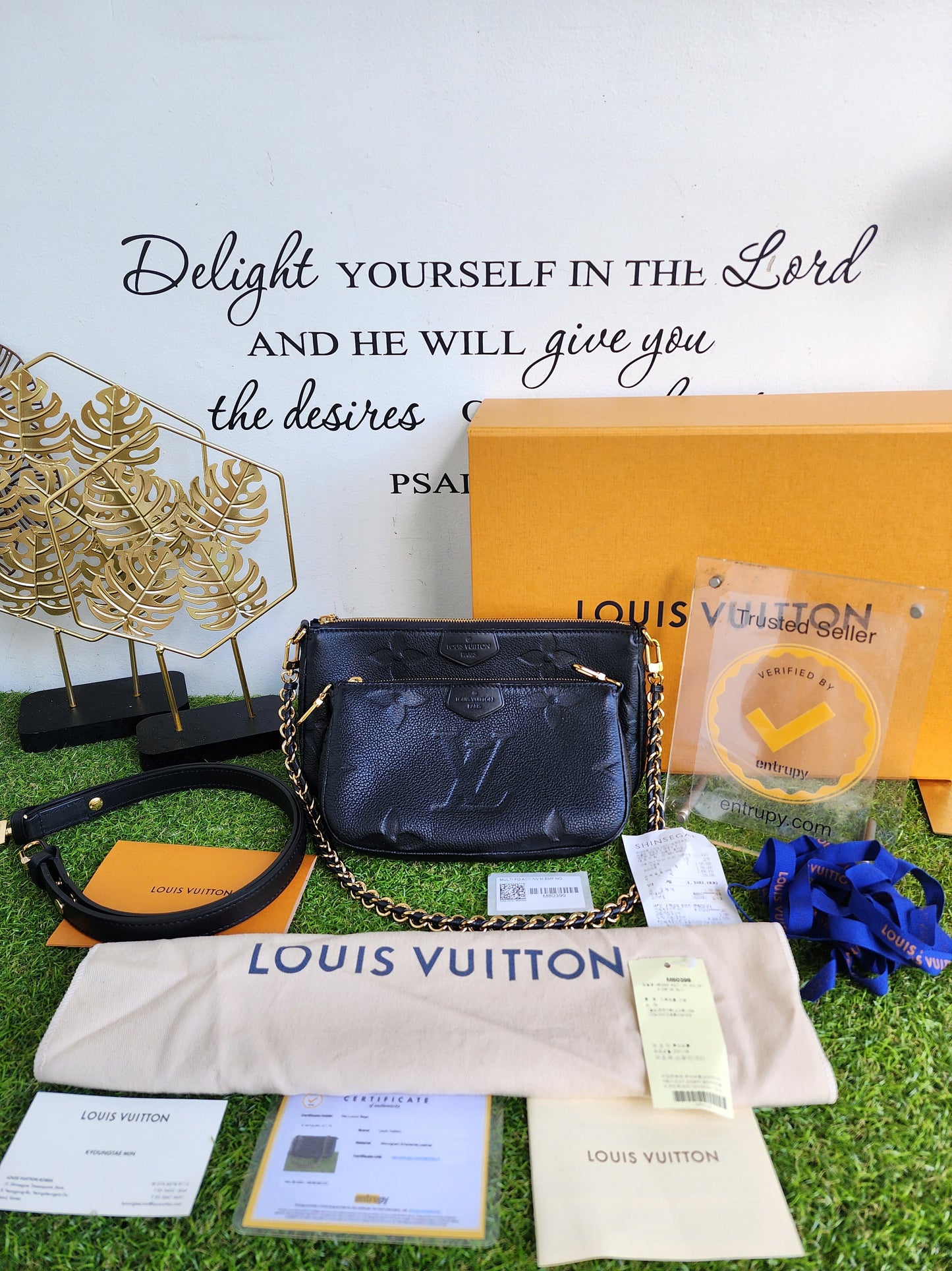 LOUIS VUITTON MULTI POCHETTE EMPRIENTE