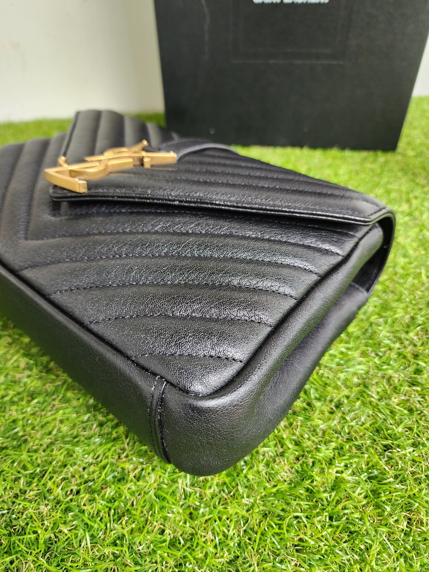 YSL COLLEGE MEDIUM BLACK GHW