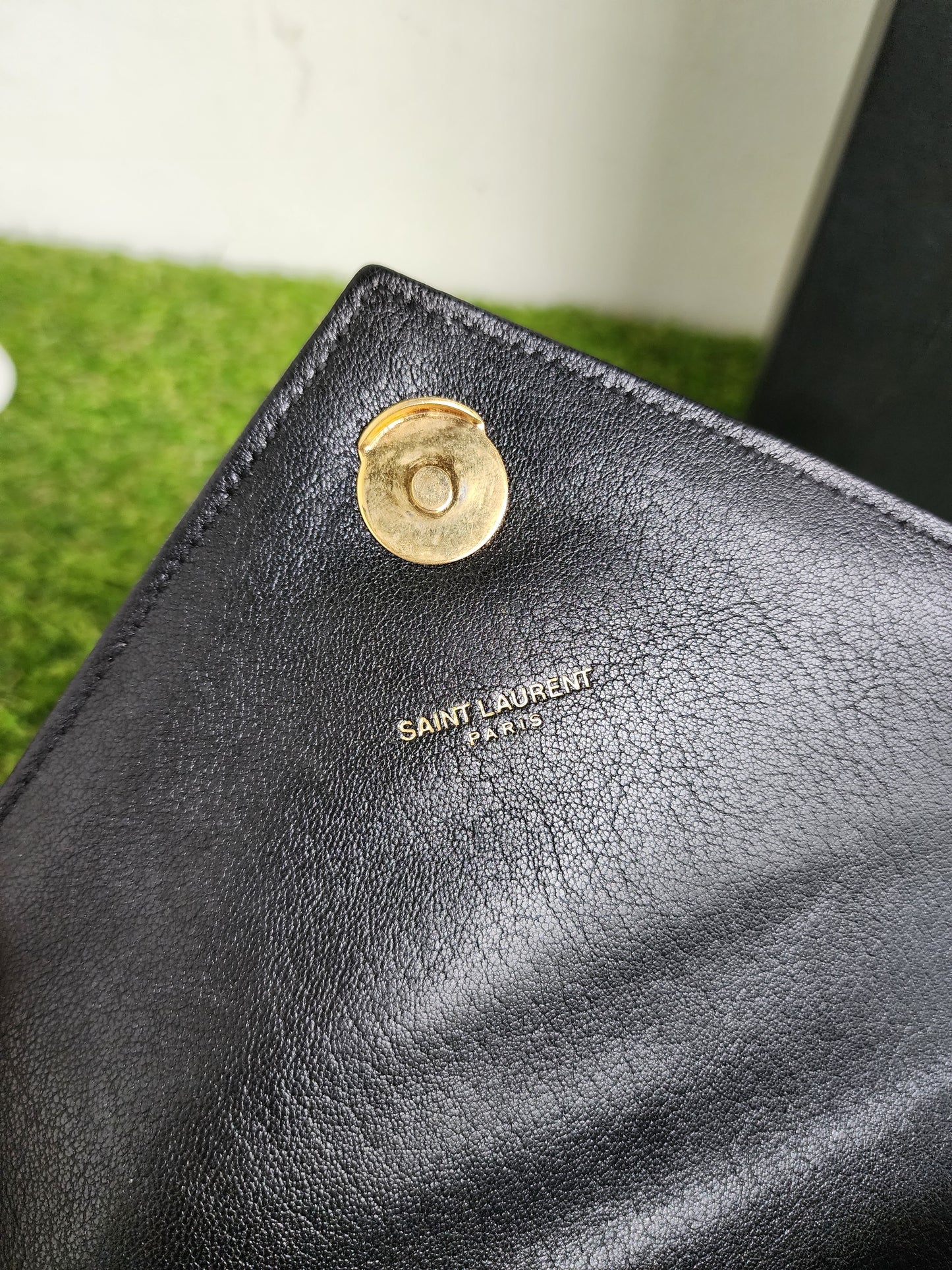 YSL COLLEGE MEDIUM BLACK GHW
