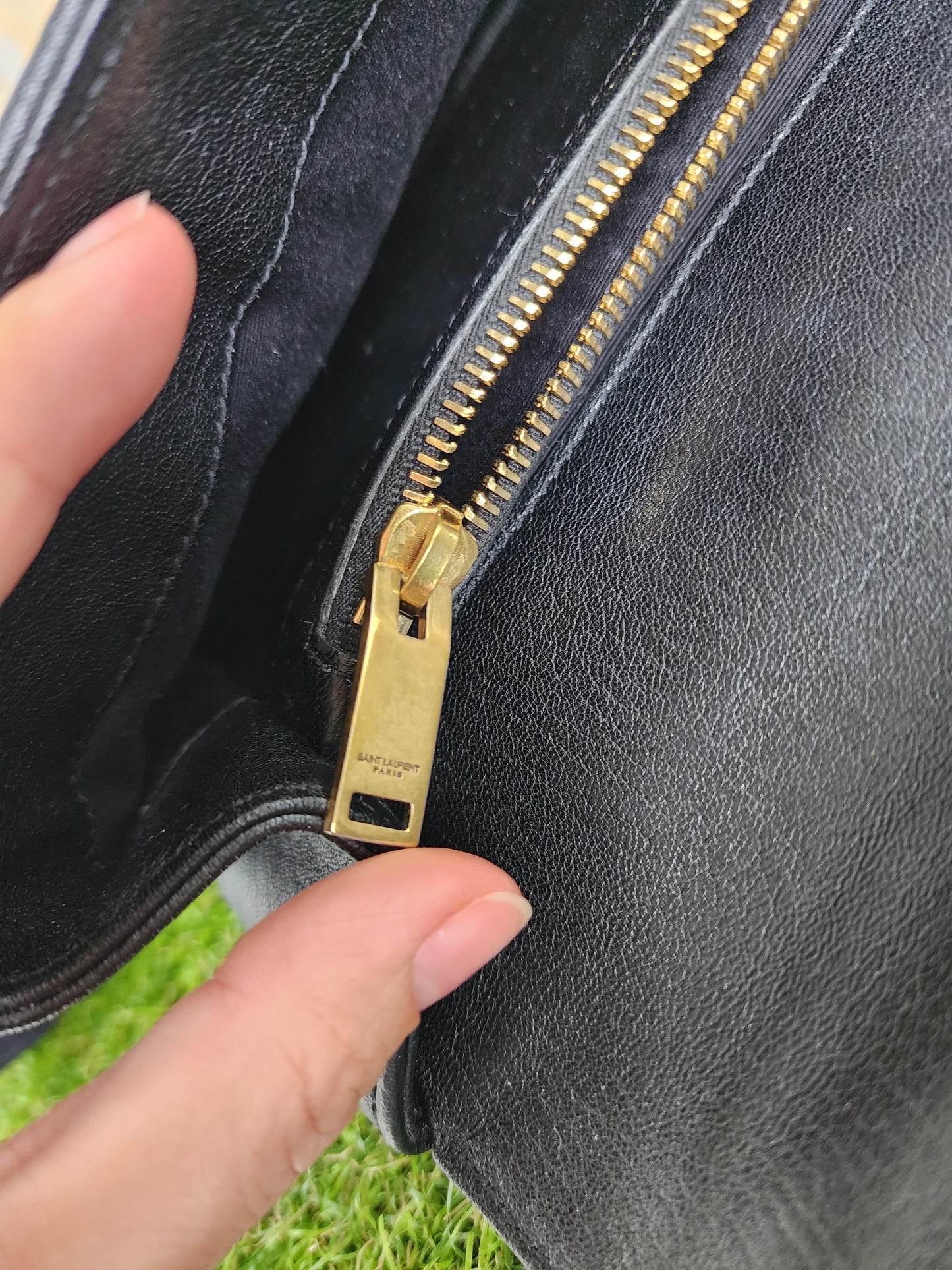 YSL COLLEGE MEDIUM BLACK GHW