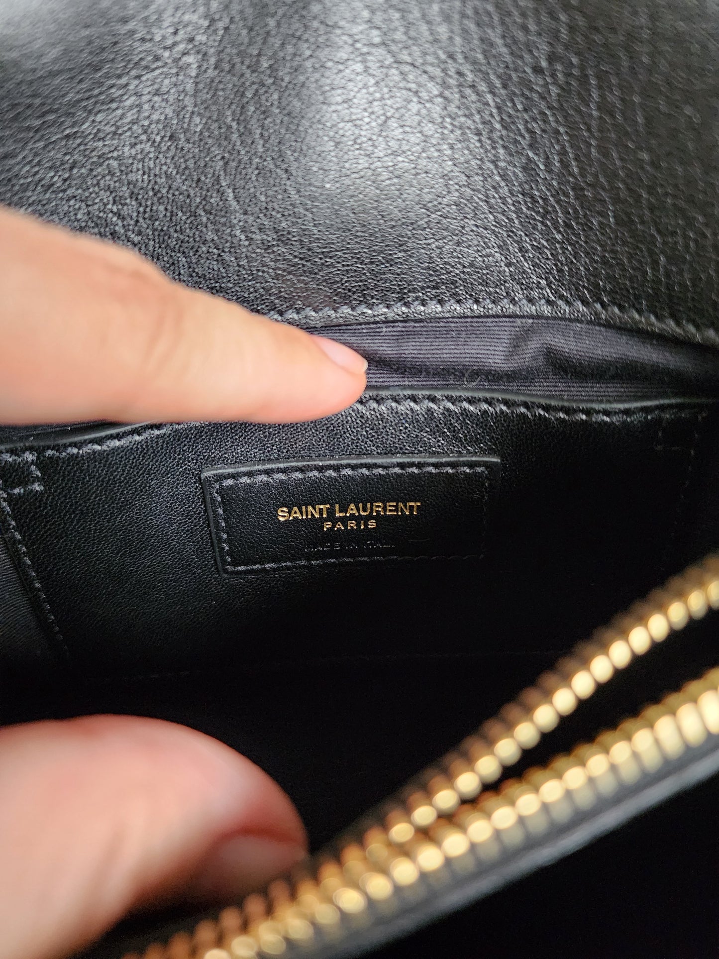 YSL COLLEGE MEDIUM BLACK GHW