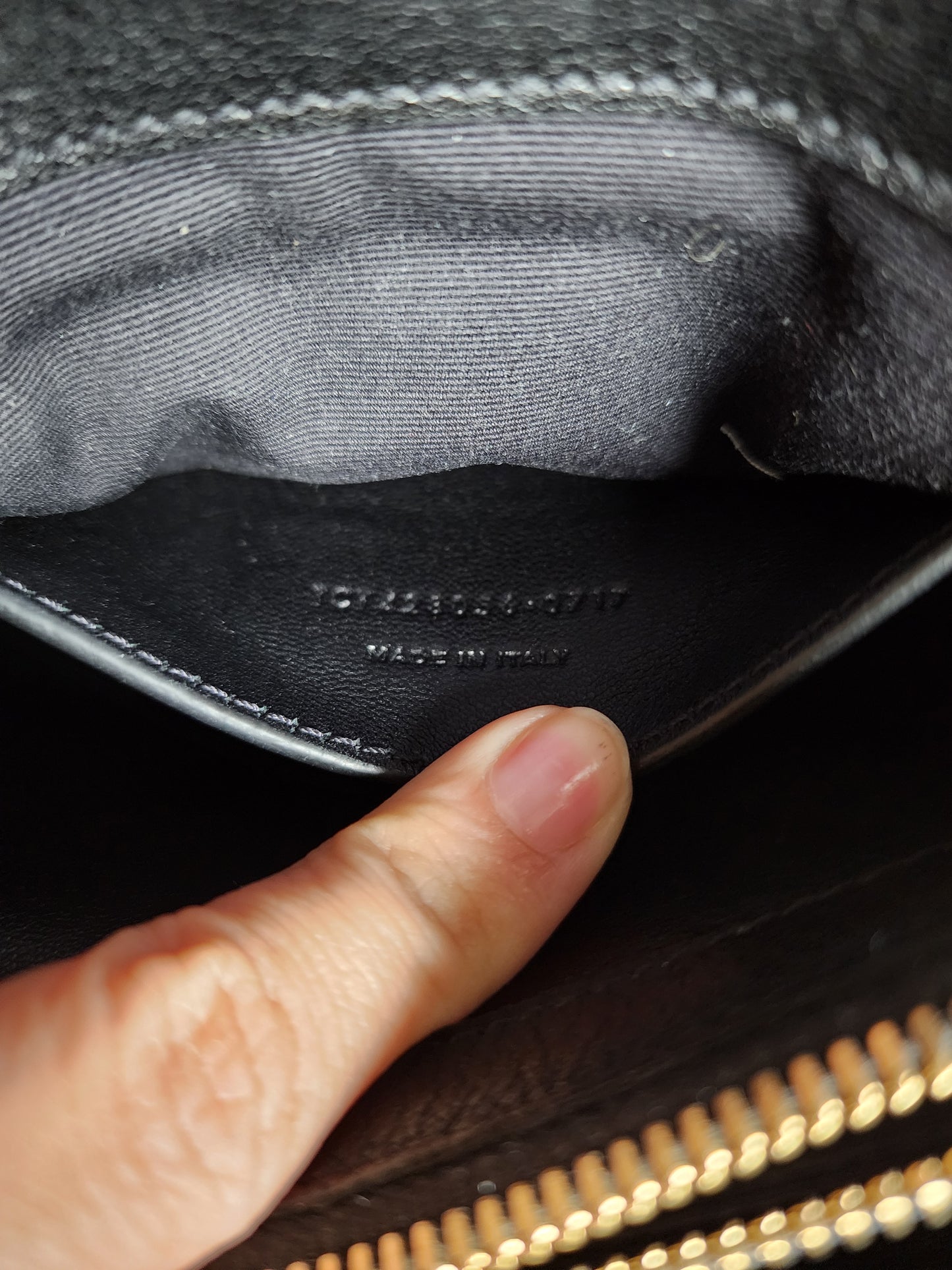YSL COLLEGE MEDIUM BLACK GHW