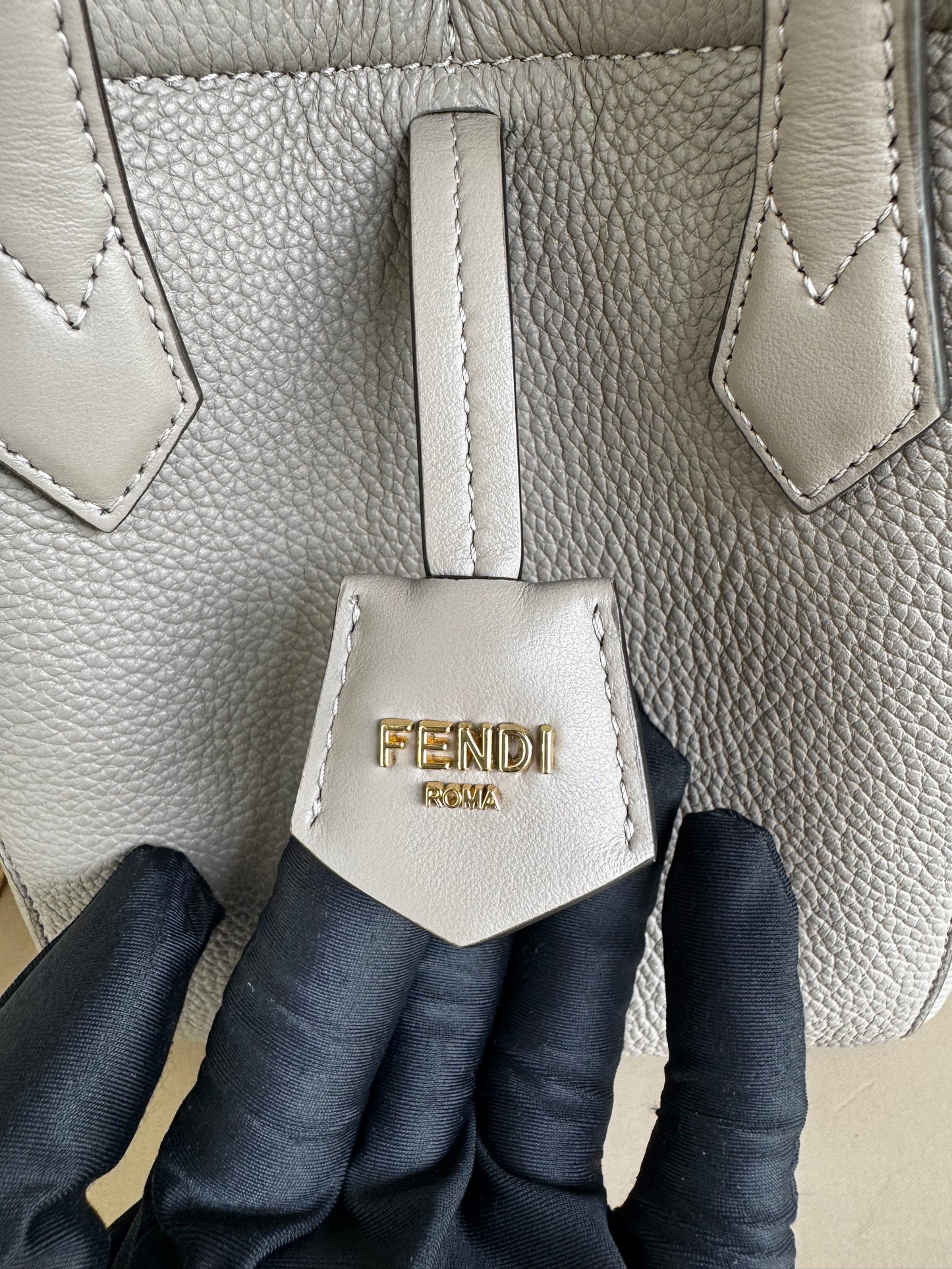 FENDI ORIGAMI MINI LEATHER BAG