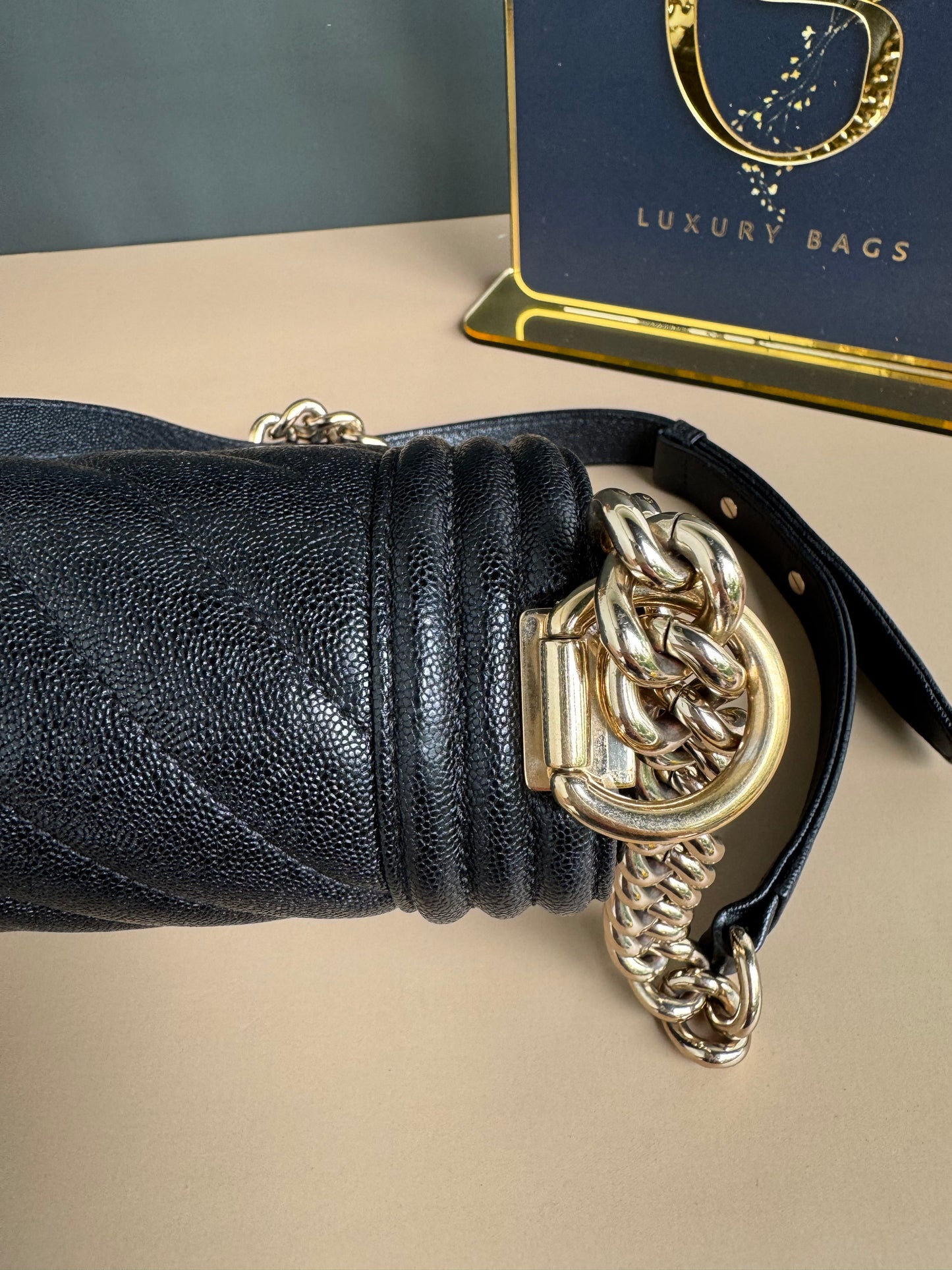 CHANEL LE BOY SMALL CAVIAR