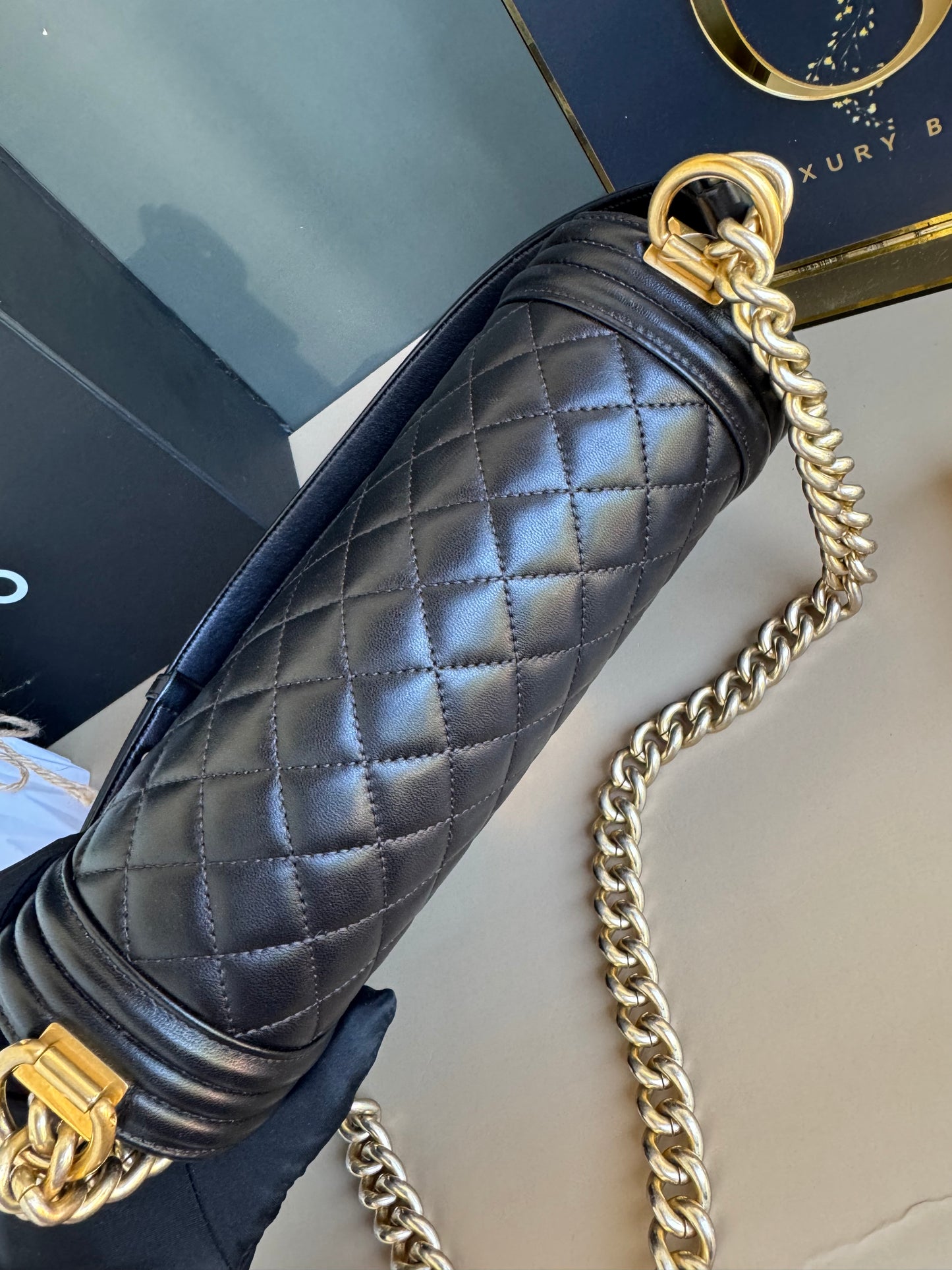 CHANEL LE BOY OLD MEDIUM