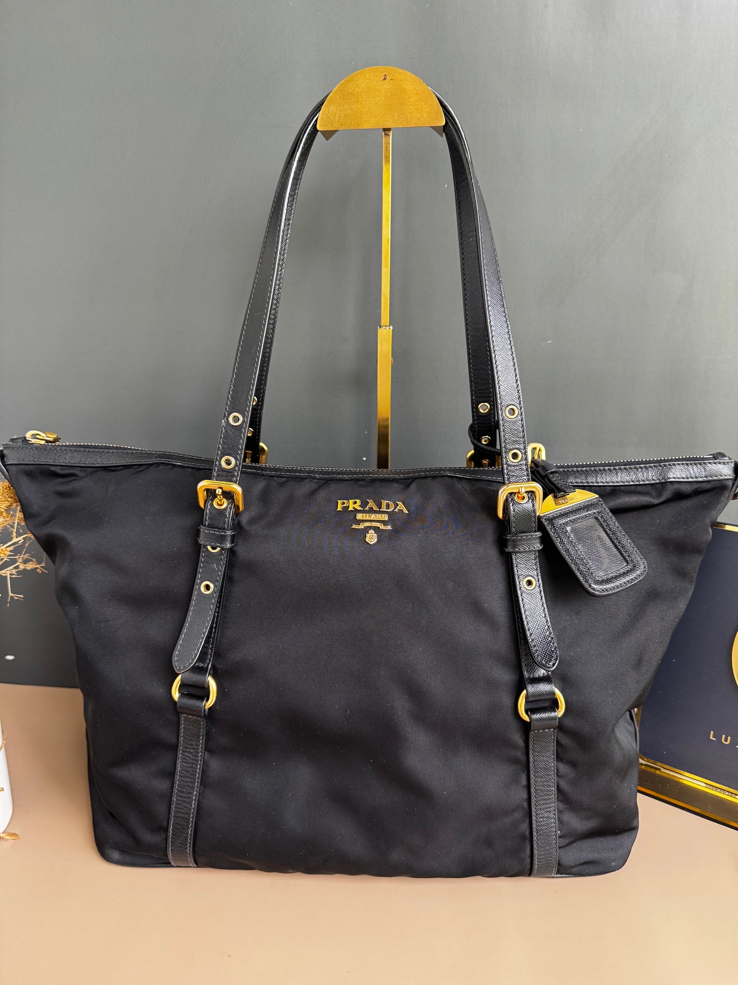PRADA 4253 NYLON TOTE
