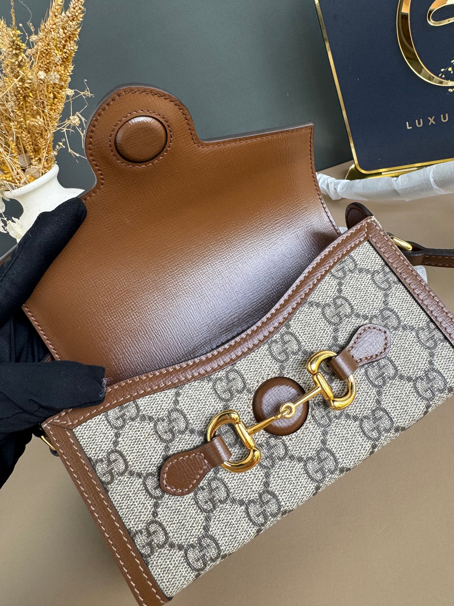 GUCCI HORSEBIT MINI TRUNK
