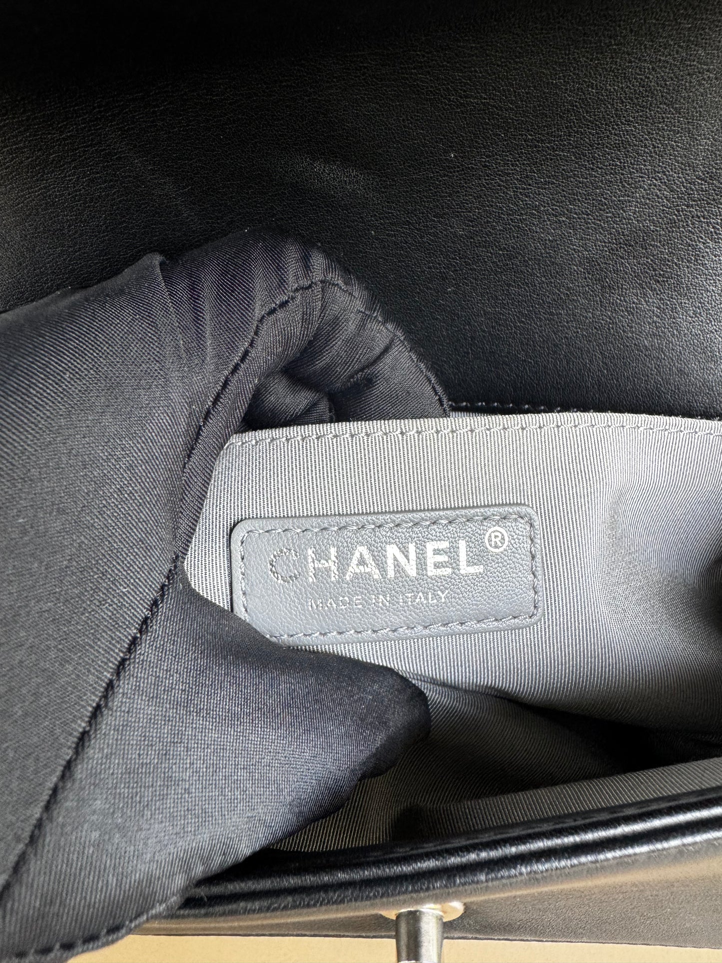 CHANEL LE BOY SMALL CHEVRON
