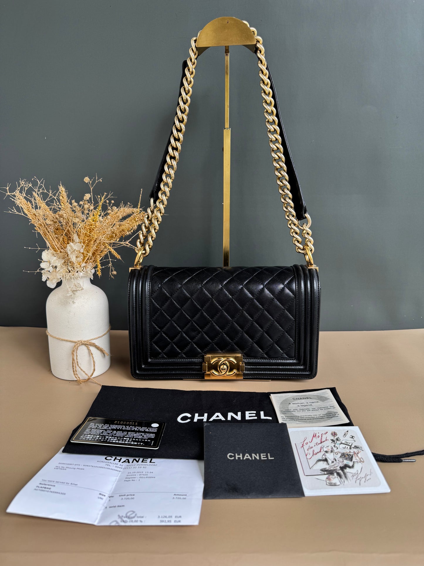 CHANEL LE BOY OLD MEDIUM