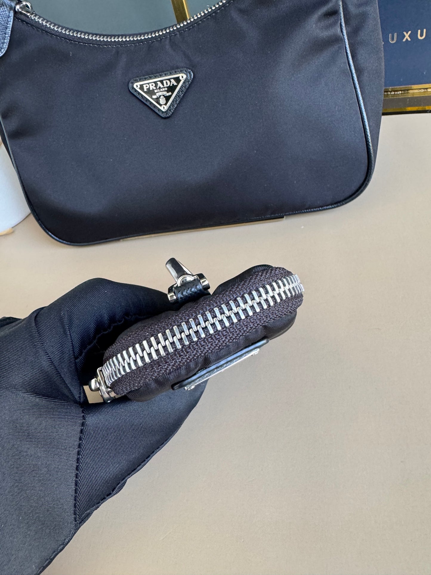 PRADA MULTI POCHETTE NYLON