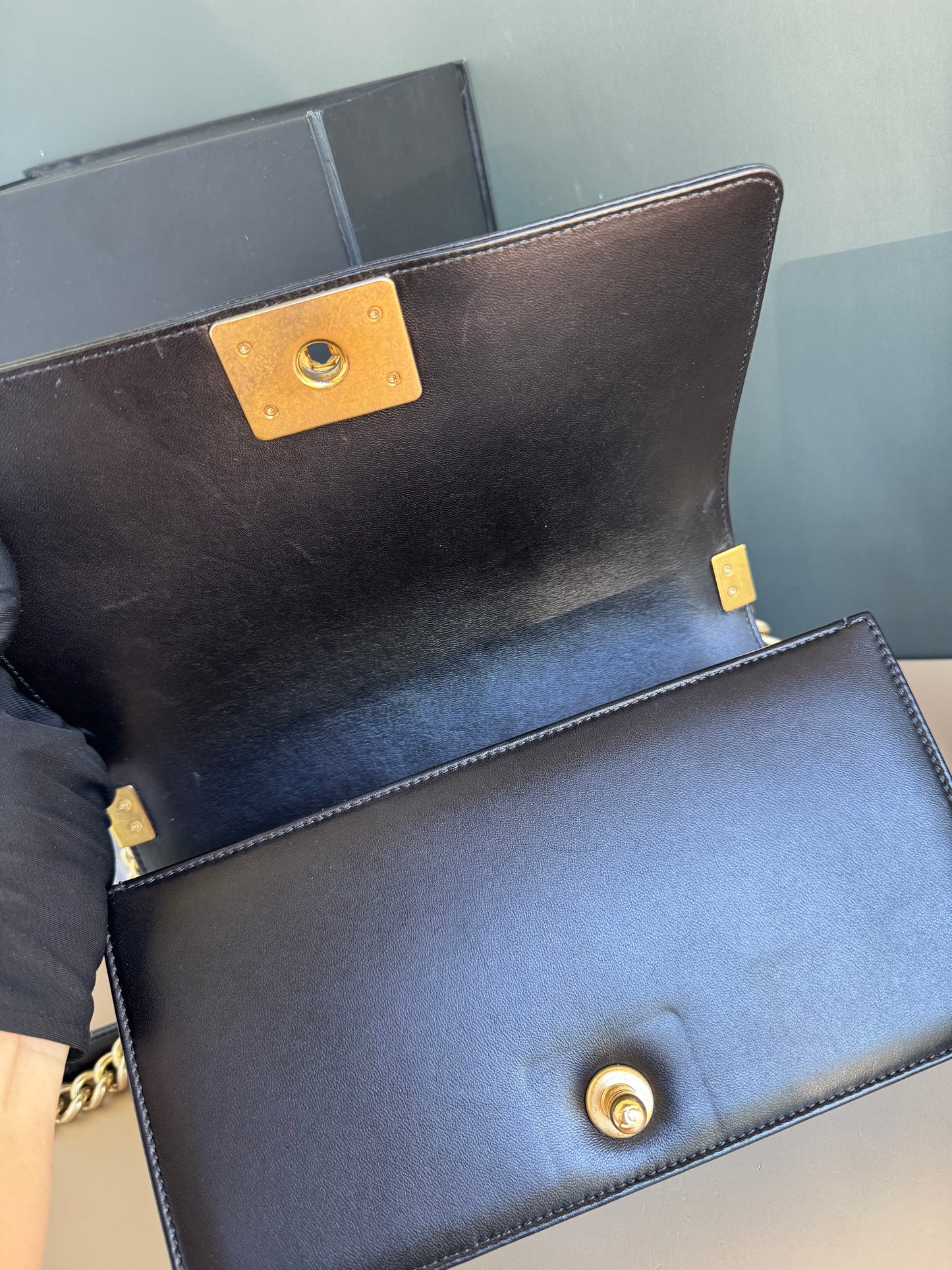 CHANEL LE BOY OLD MEDIUM