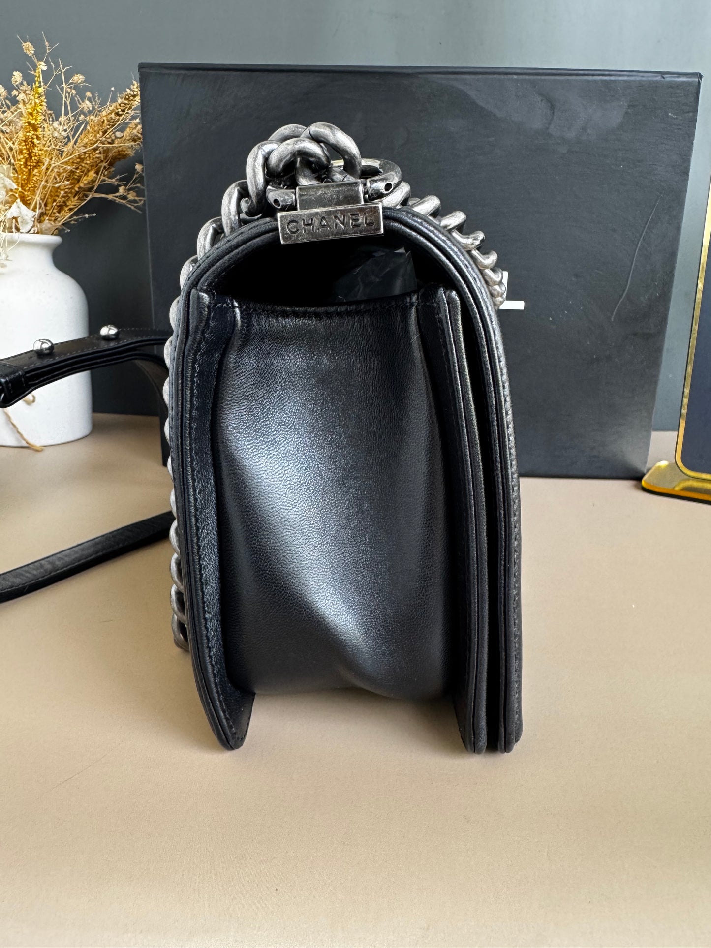 CHANEL LE BOY OLD MEDIUM