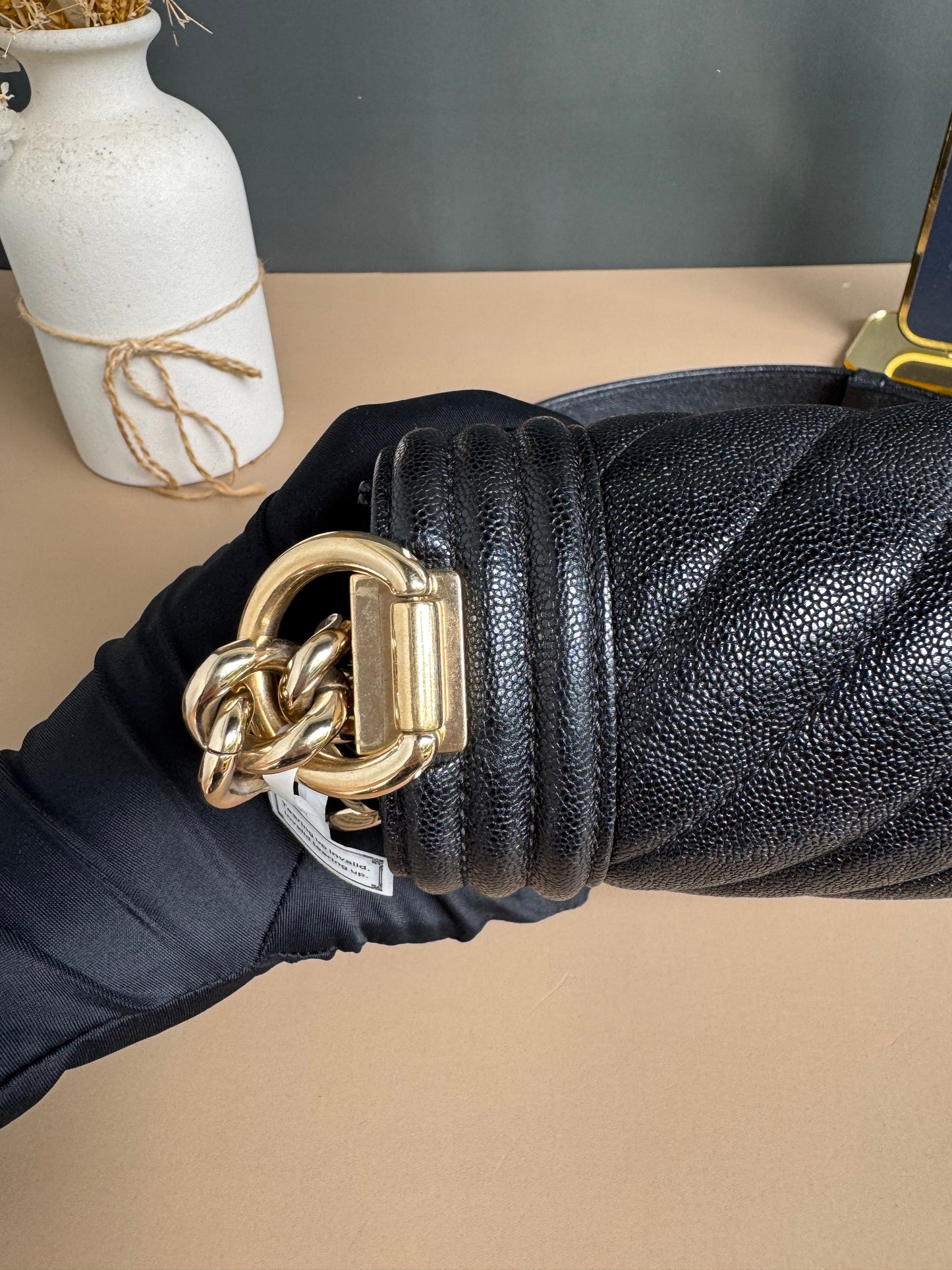 CHANEL LE BOY SMALL CAVIAR