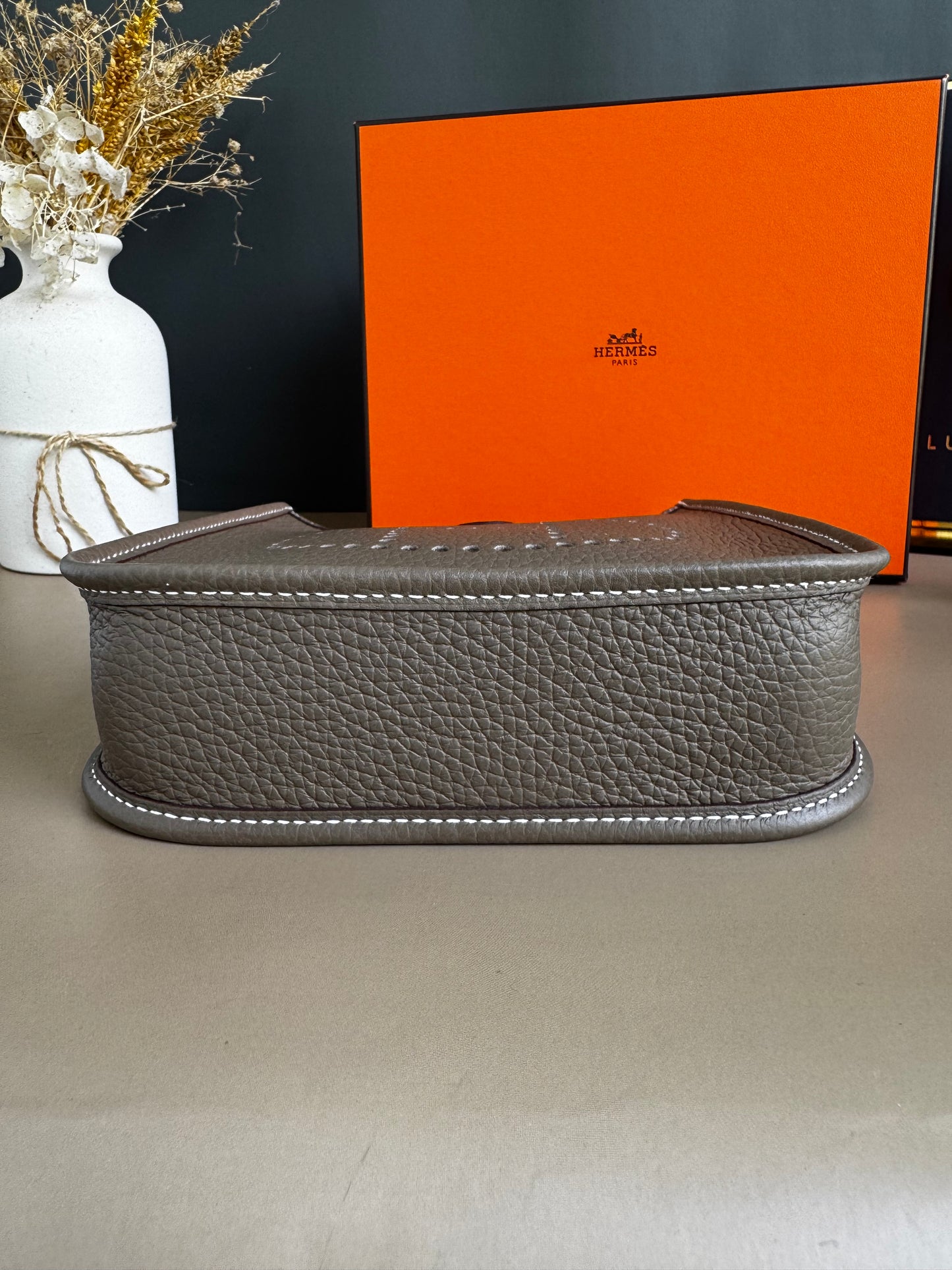 HERMES EVELYN TPM ETOUPE PHW