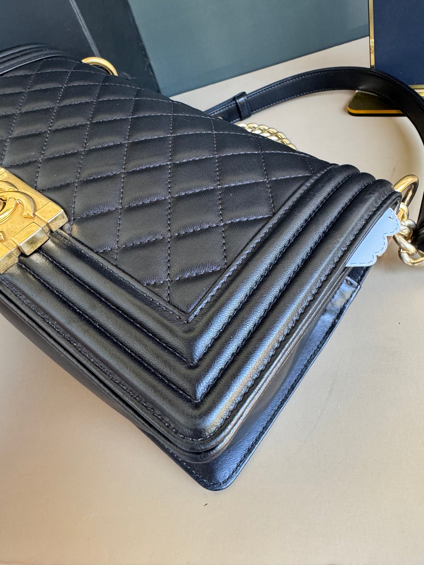 CHANEL LE BOY OLD MEDIUM